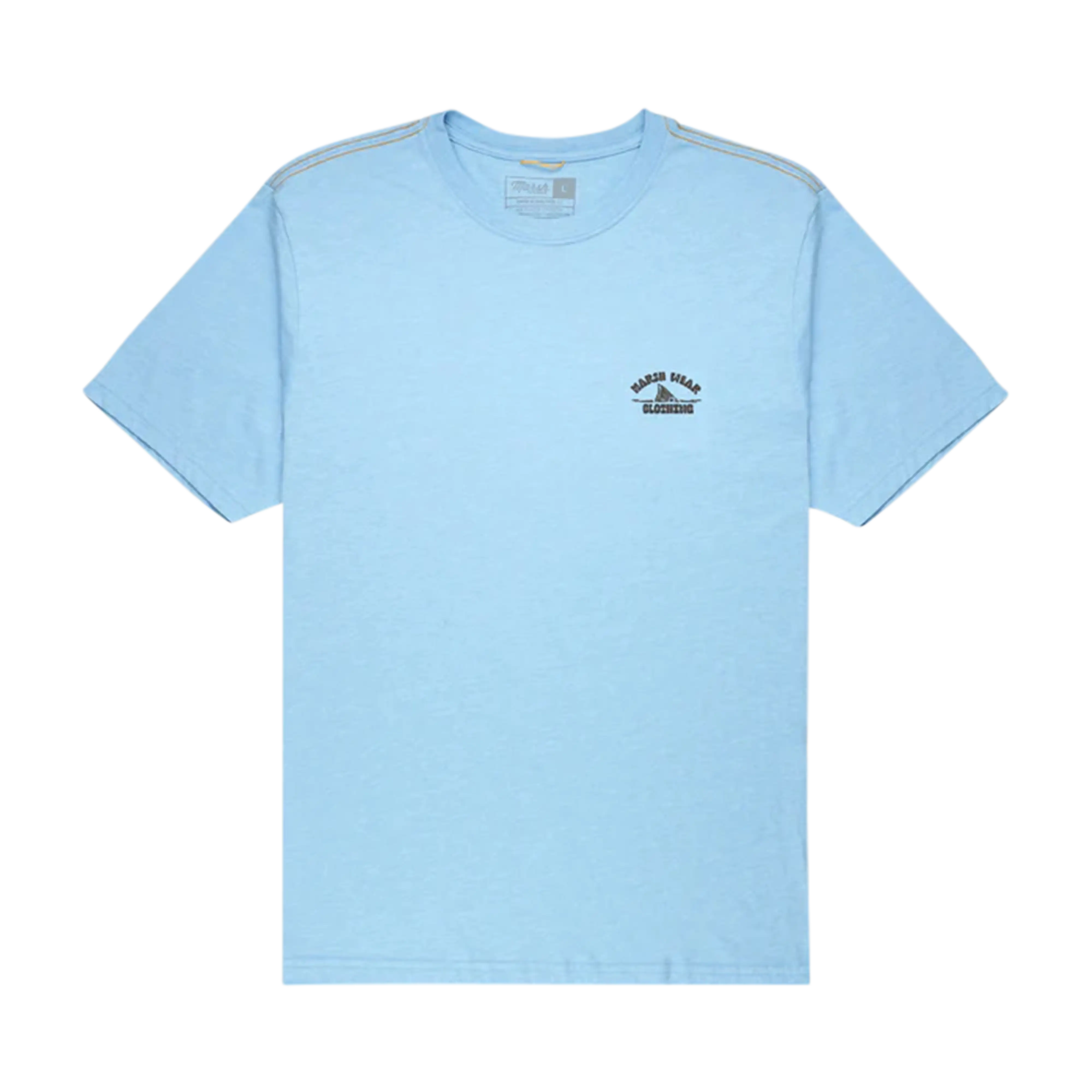 Marsh Wear Tailer short sleeve tee in Blue Steel Heather