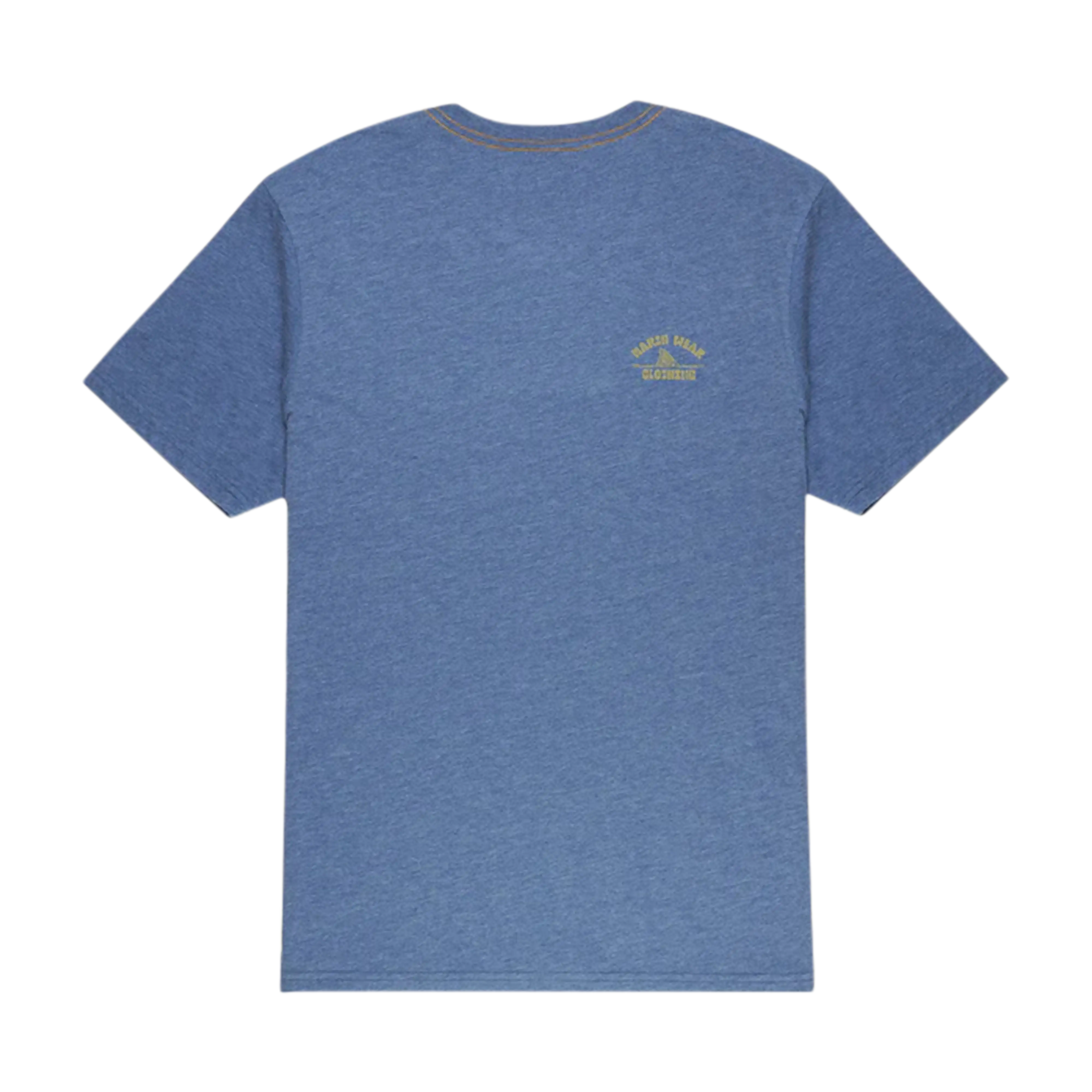 Marsh Wear Tailer short sleeve tee in Bluefin Heather