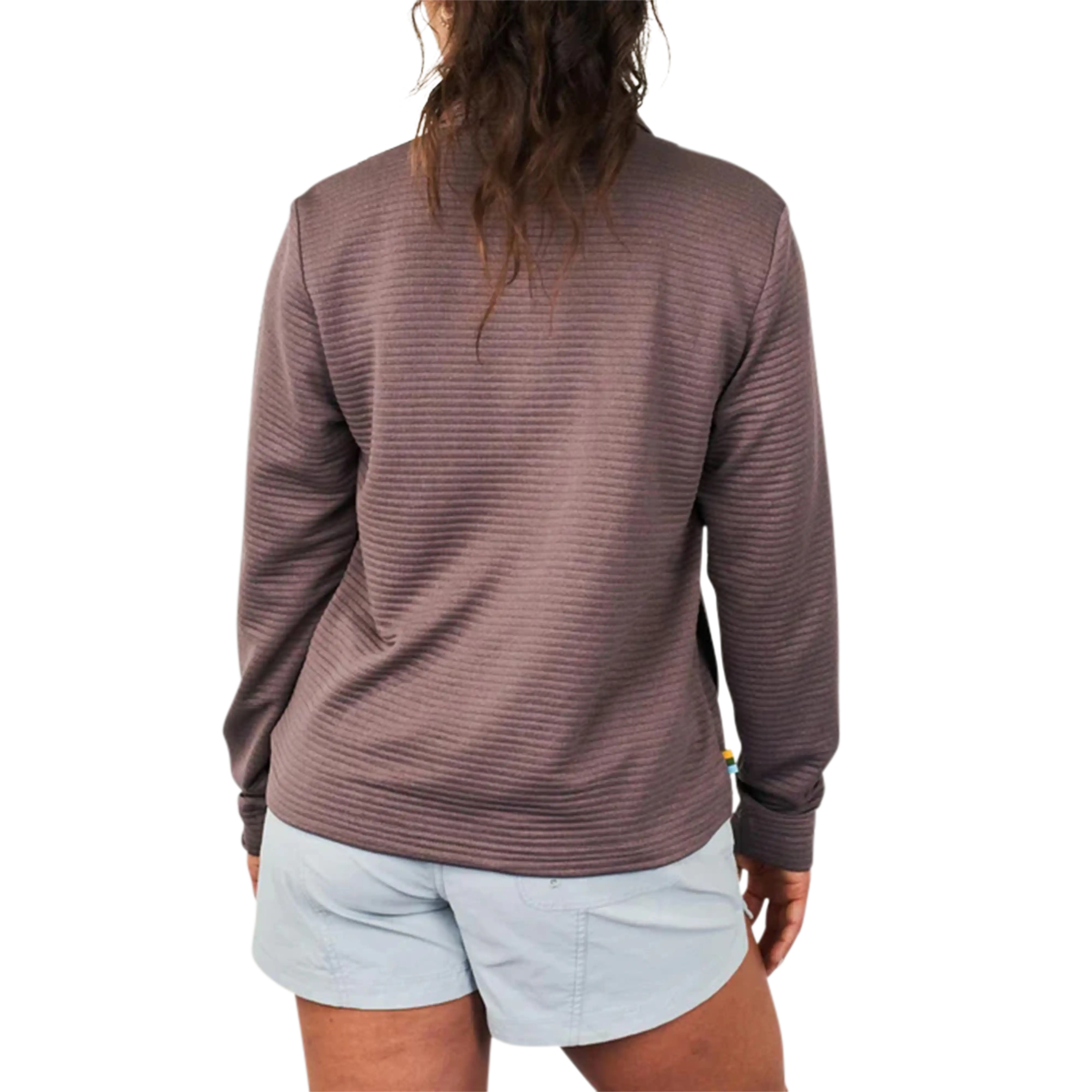 Marsh Wear Women's Sullivan 1/4 zip in Peppercorn - back