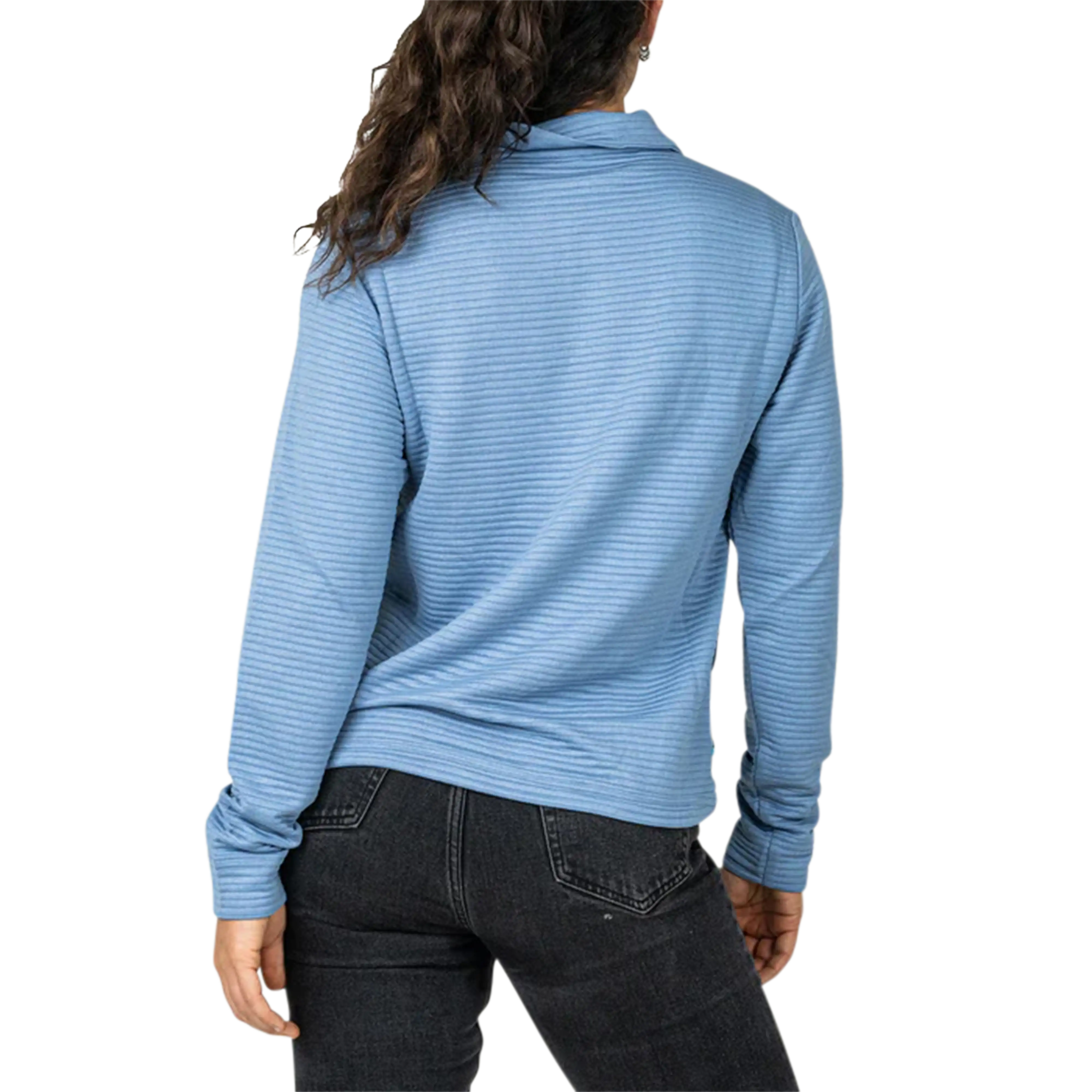 Marsh Wear Women's Sullivan 1/4 zip in Rain Washed - back