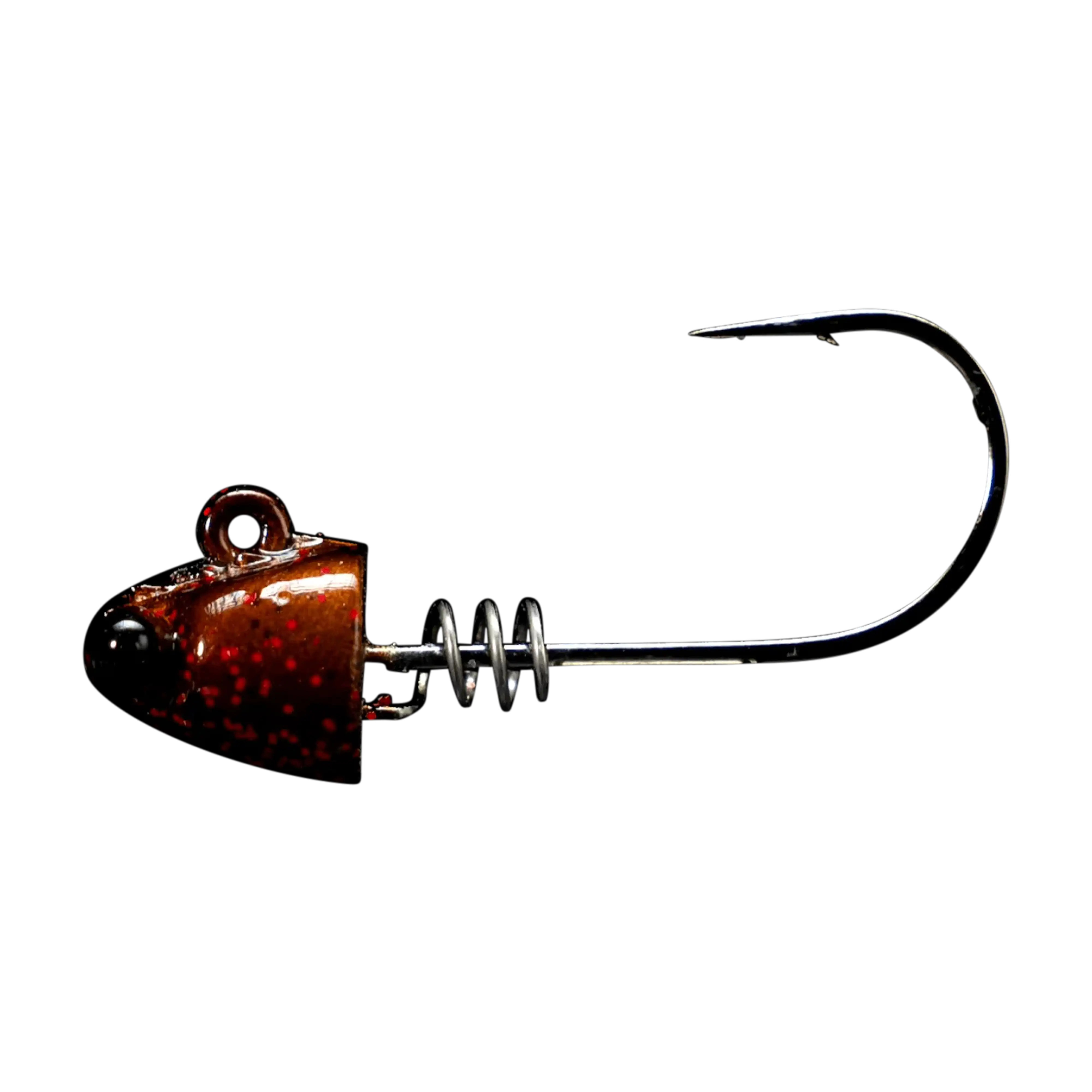NLBN 3" Shrimp Jig Heads – Heavy-Duty BKK & Mustad Hooks