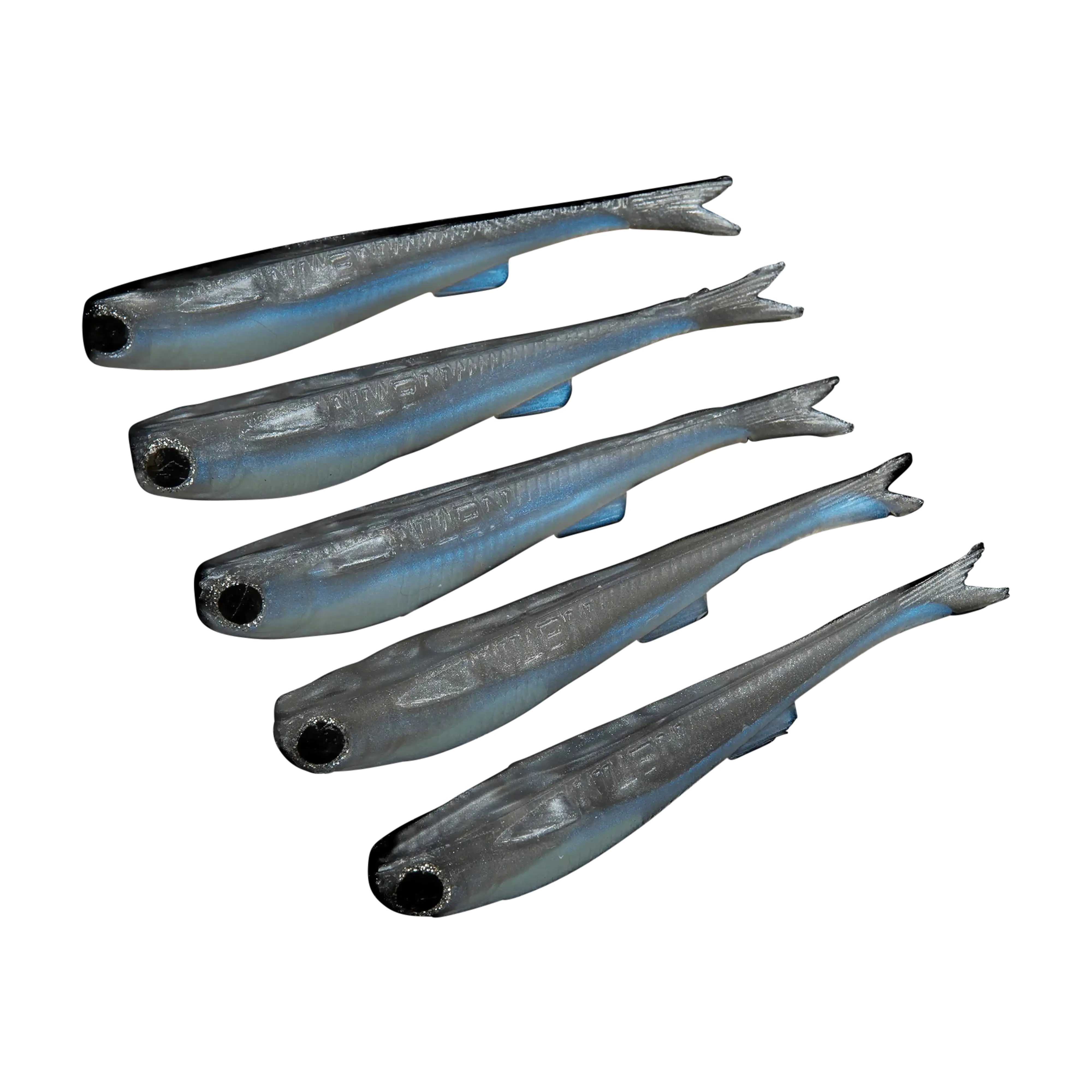 NLBN 4” Mini Mullet – Lifelike Topwater/Sub-Surface Bait for Snook & Tarpon (5 Pack)