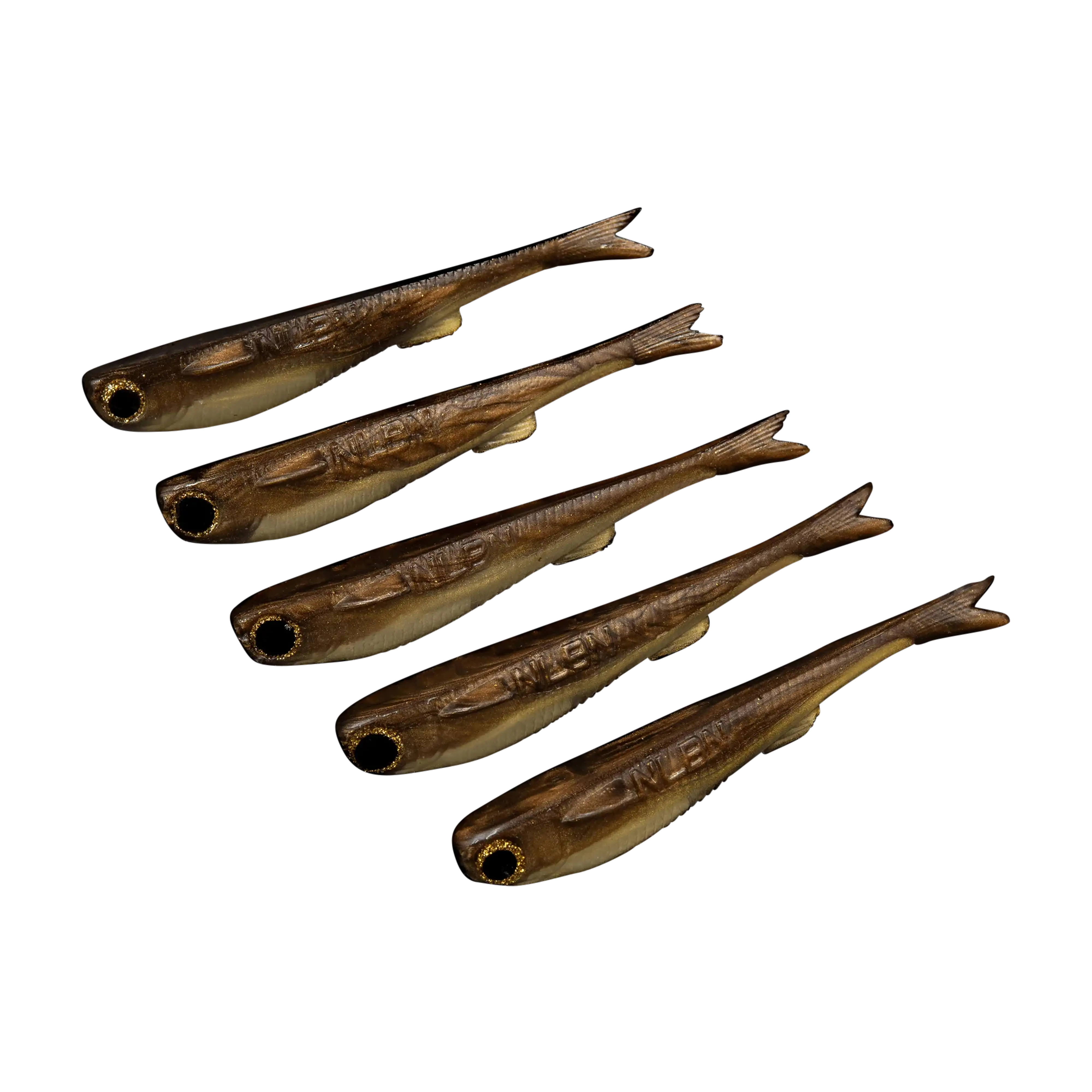 NLBN 4” Mini Mullet – Lifelike Topwater/Sub-Surface Bait for Snook & Tarpon (5 Pack)