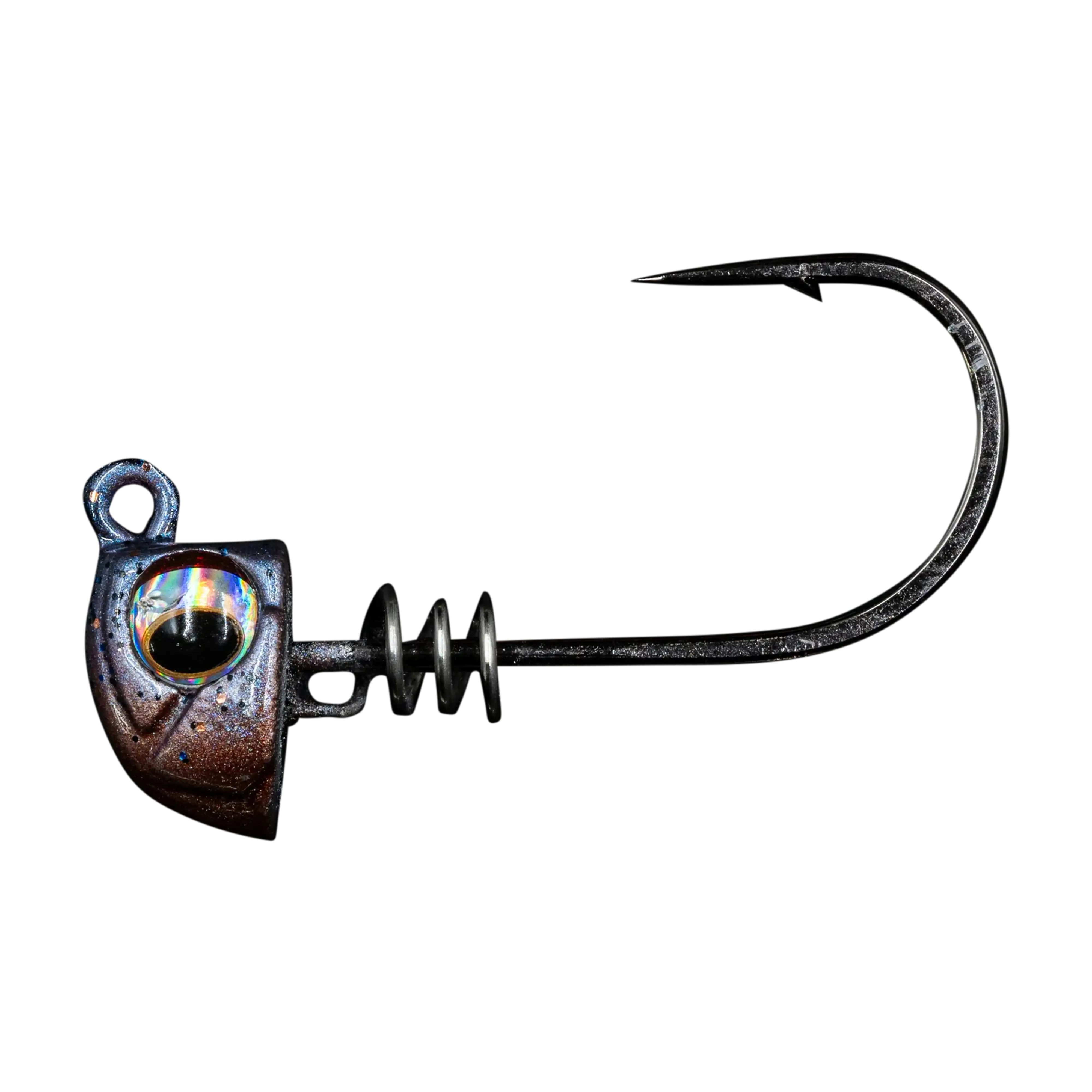 NLBN 3" Screw Lock Jig Heads – with Heavy-Duty Mustad Hooks (3-Pack)