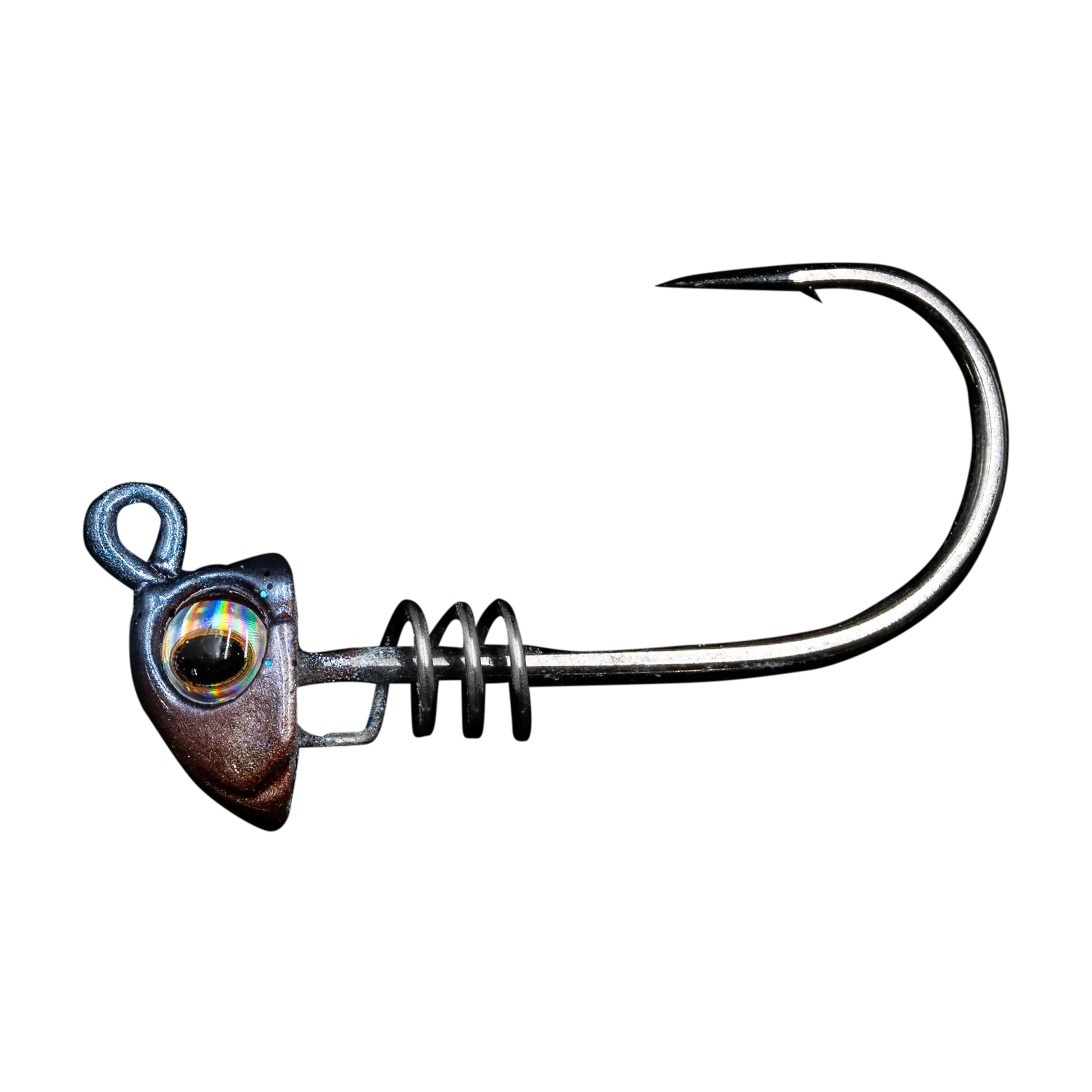 NLBN 3" Screw Lock Jig Heads – with Heavy-Duty Mustad Hooks (3-Pack)