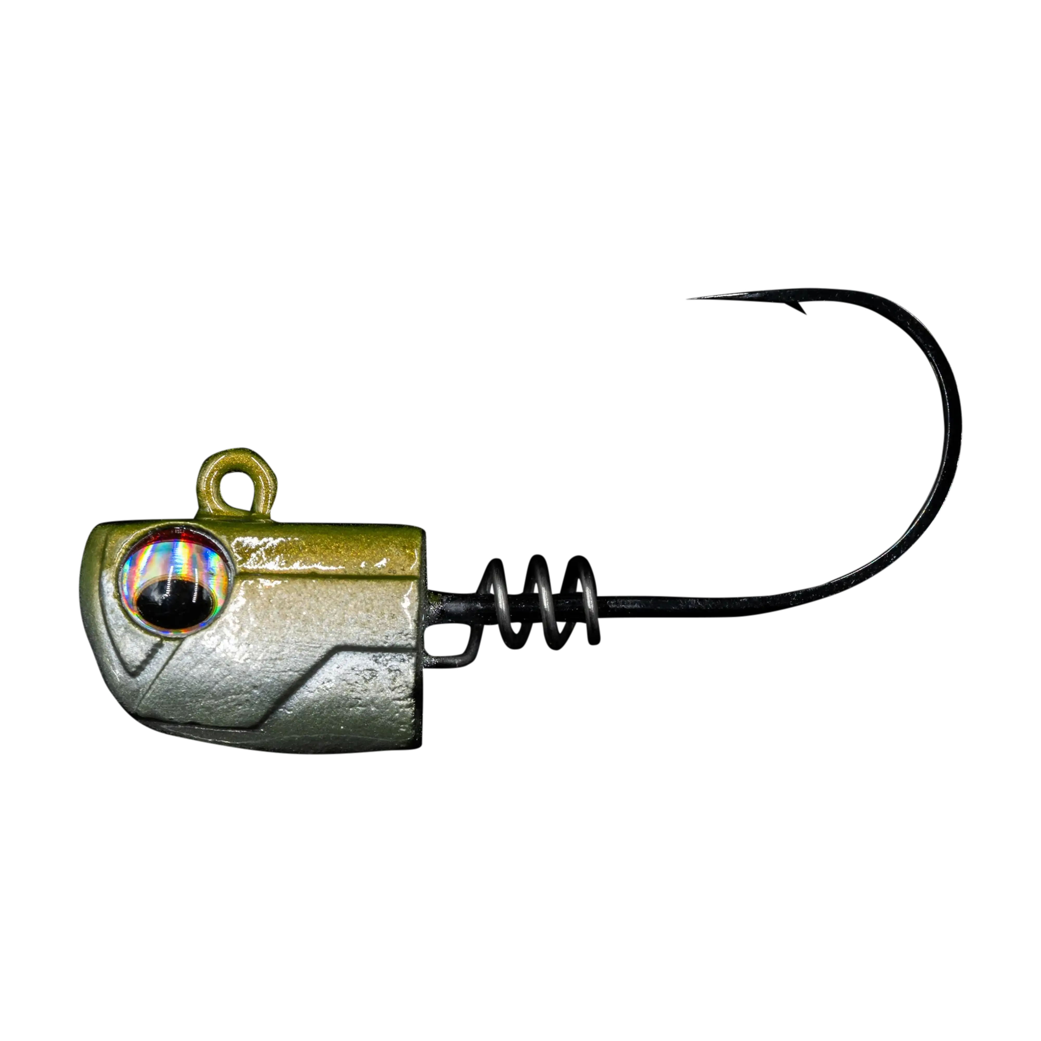 NLBN 3" Screw Lock Jig Heads – with Heavy-Duty Mustad Hooks (3-Pack)