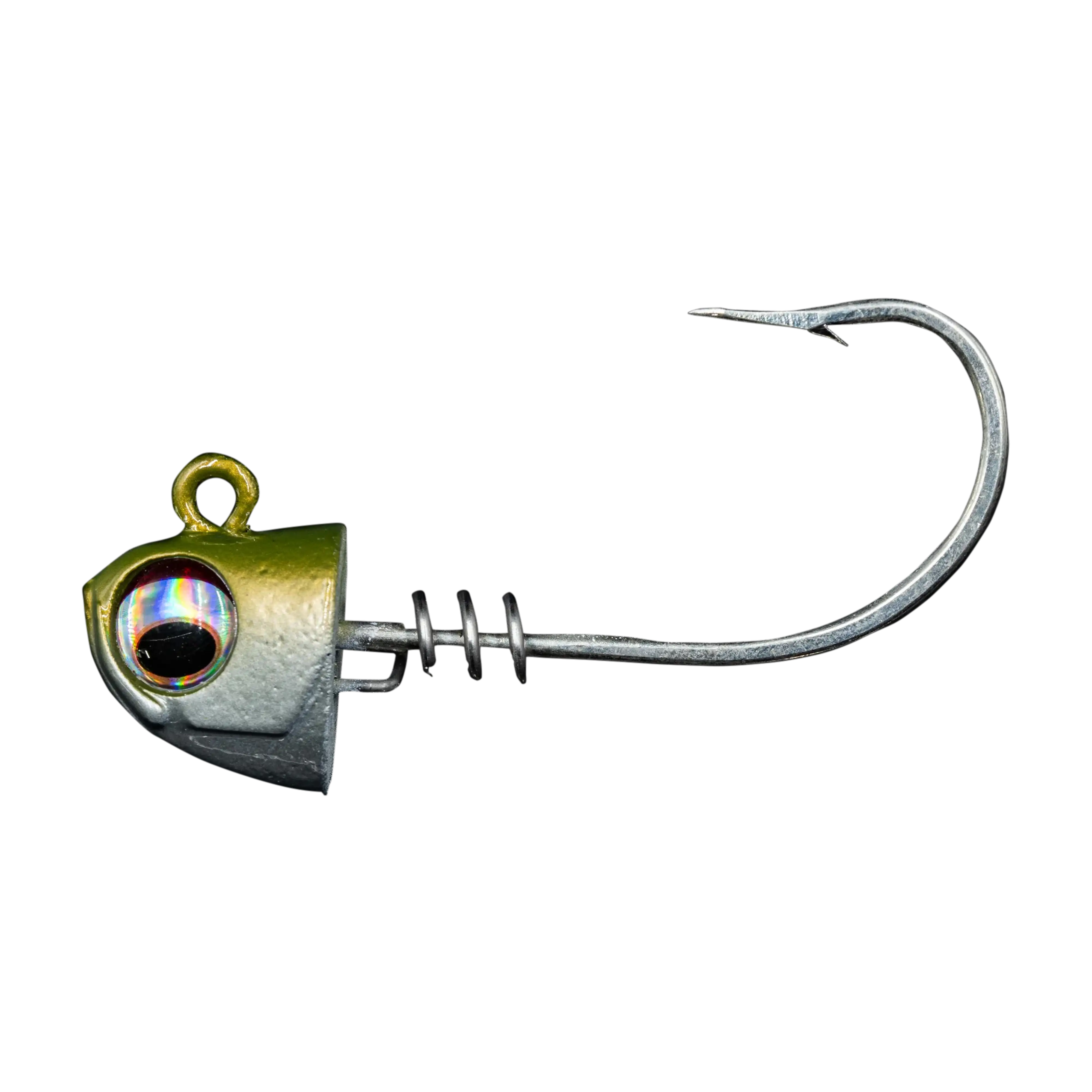 NLBN 5" Screw Lock Jig Heads – Heavy-Duty 8/0 Mustad Hooks (2 Pack)