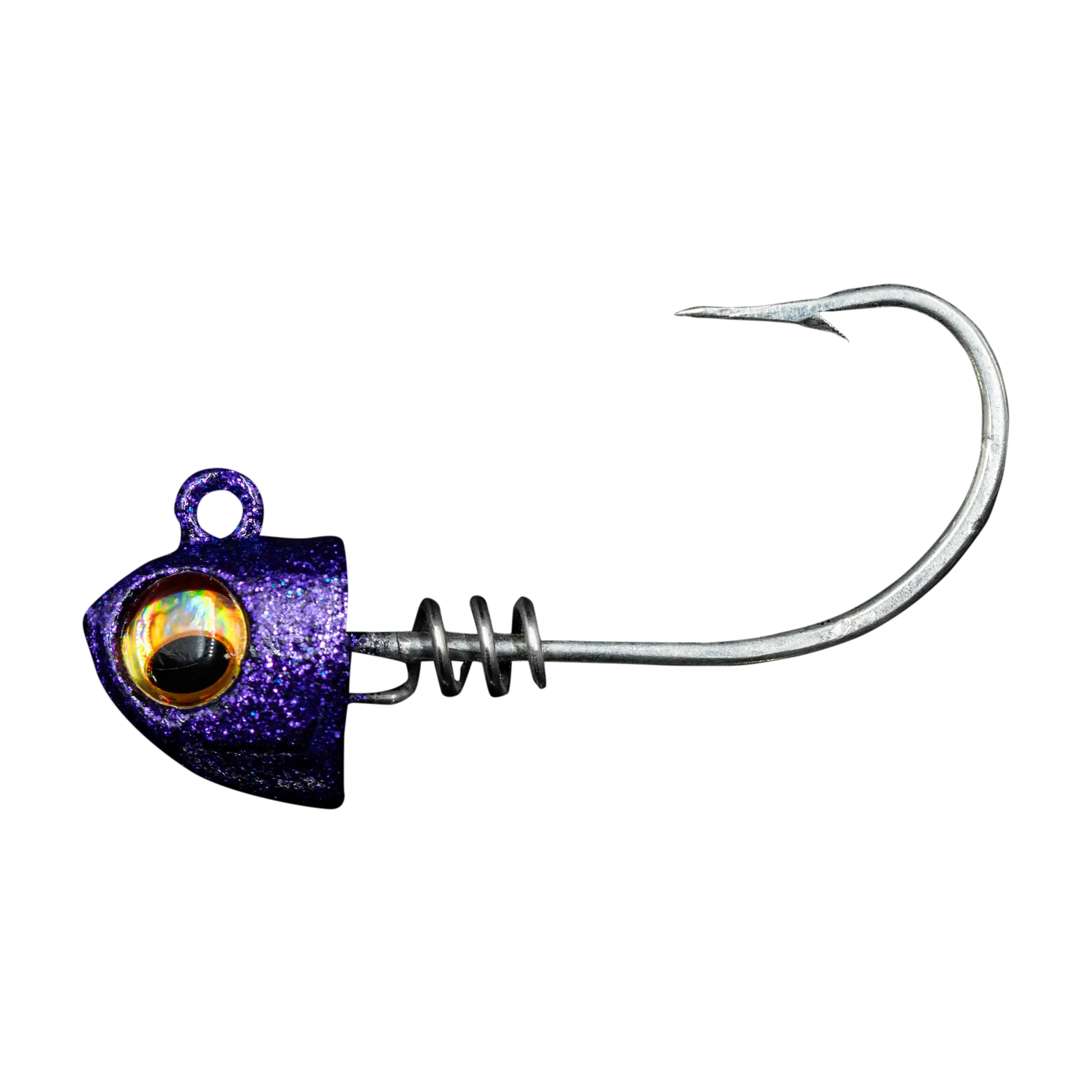 NLBN 5" Screw Lock Jig Heads – Heavy-Duty 8/0 Mustad Hooks (2 Pack)