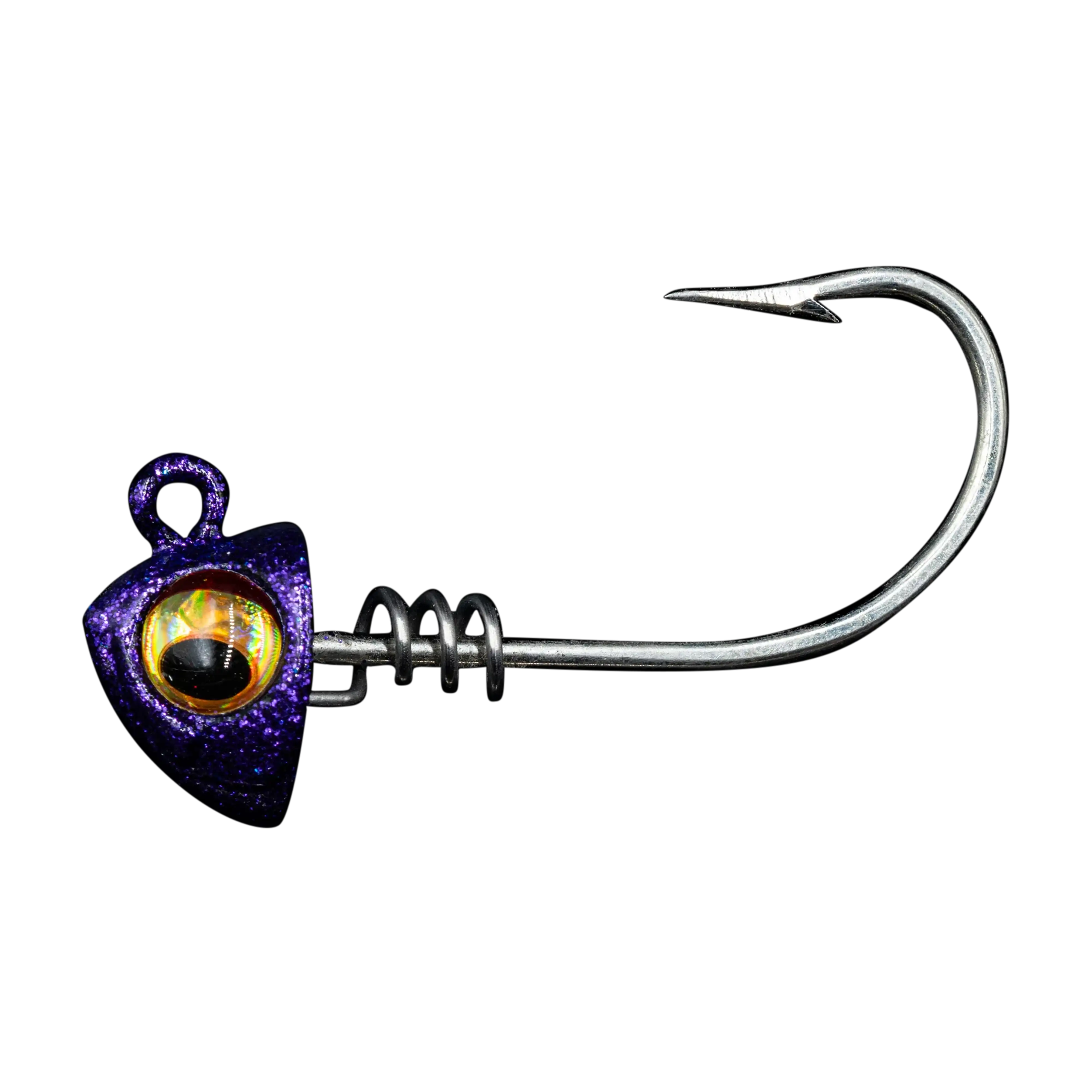 NLBN 5" Screw Lock Jig Heads – Heavy-Duty 8/0 Mustad Hooks (2 Pack)