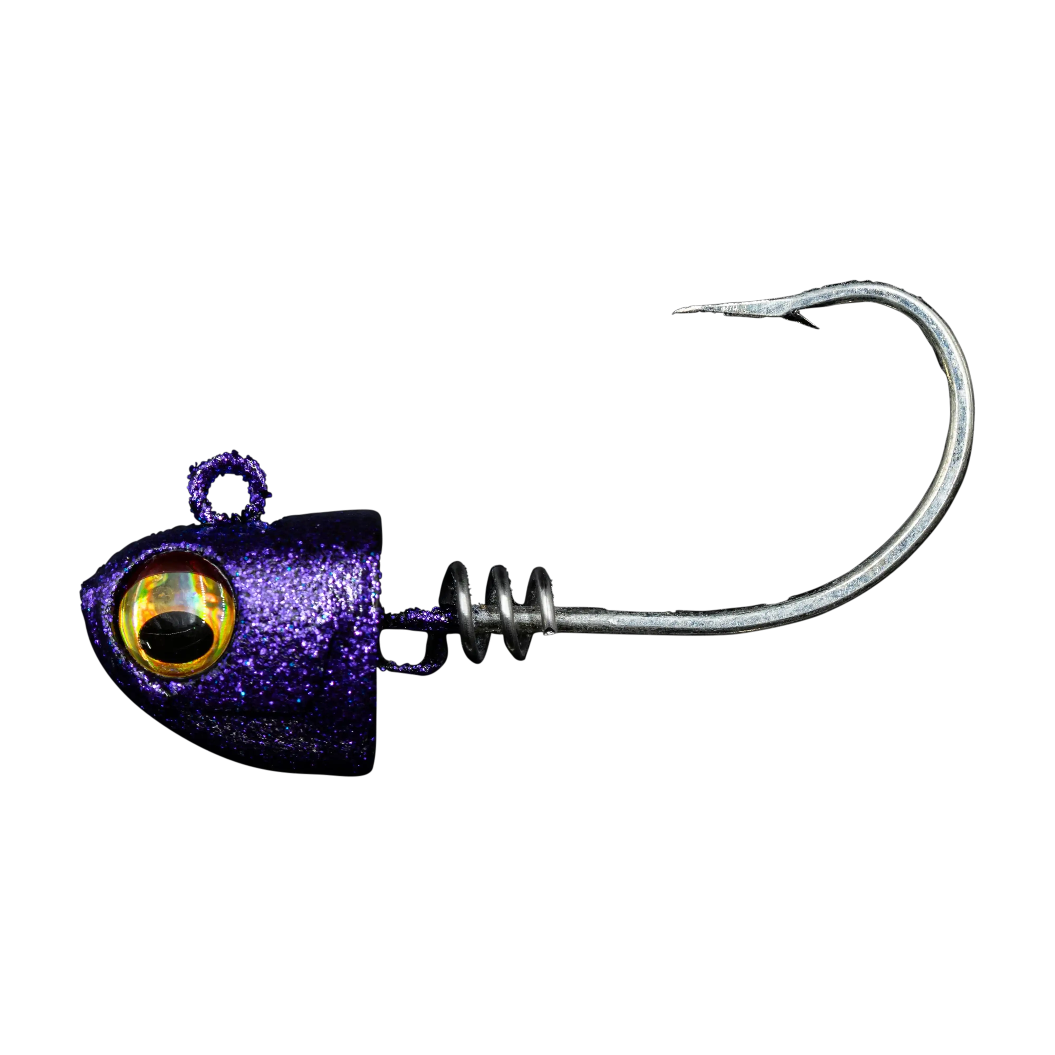 NLBN 5" Screw Lock Jig Heads – Heavy-Duty 8/0 Mustad Hooks (2 Pack)