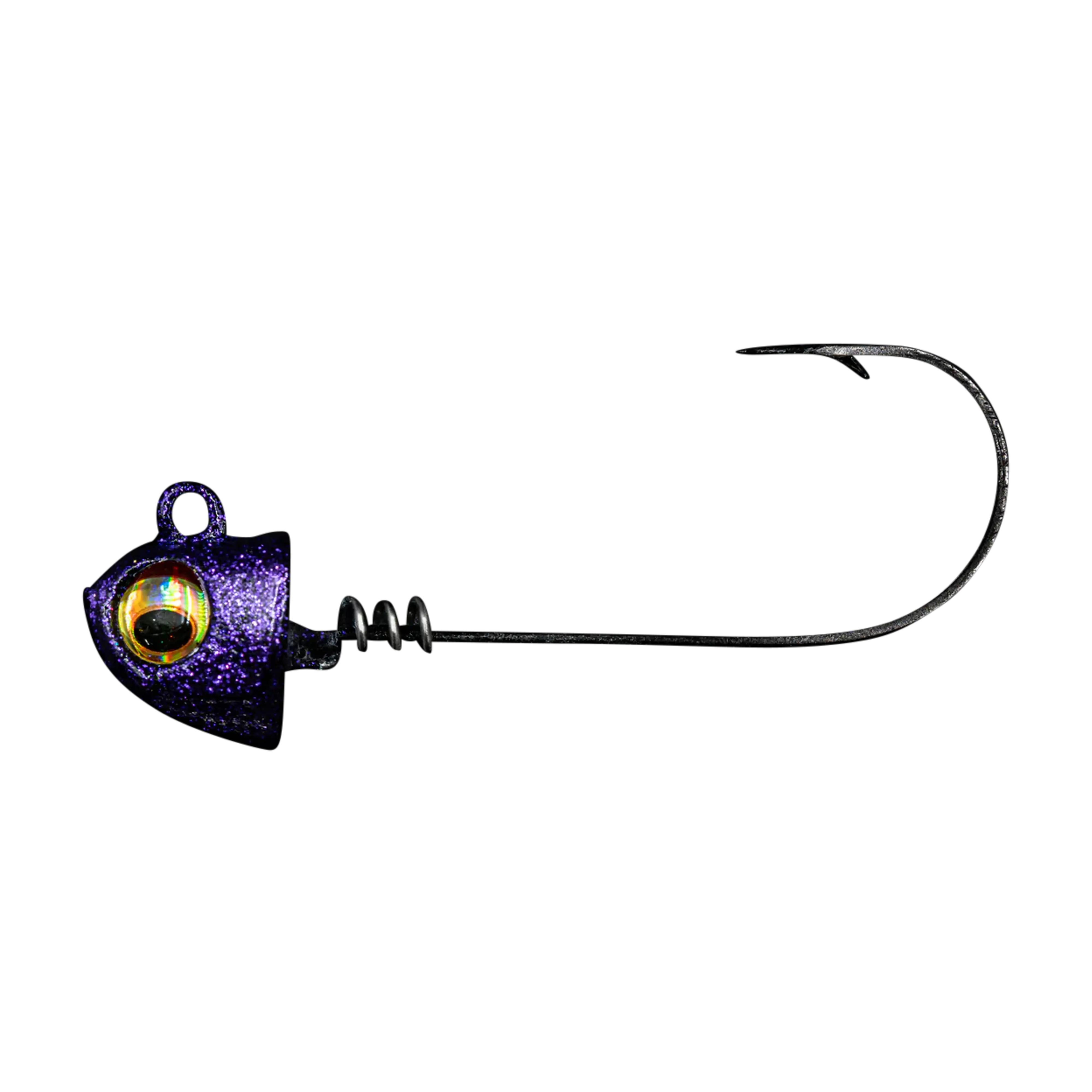 NLBN 8" Screw Lock Jig Heads – Heavy-Duty 9/0 Mustad Hooks (2 Pack)