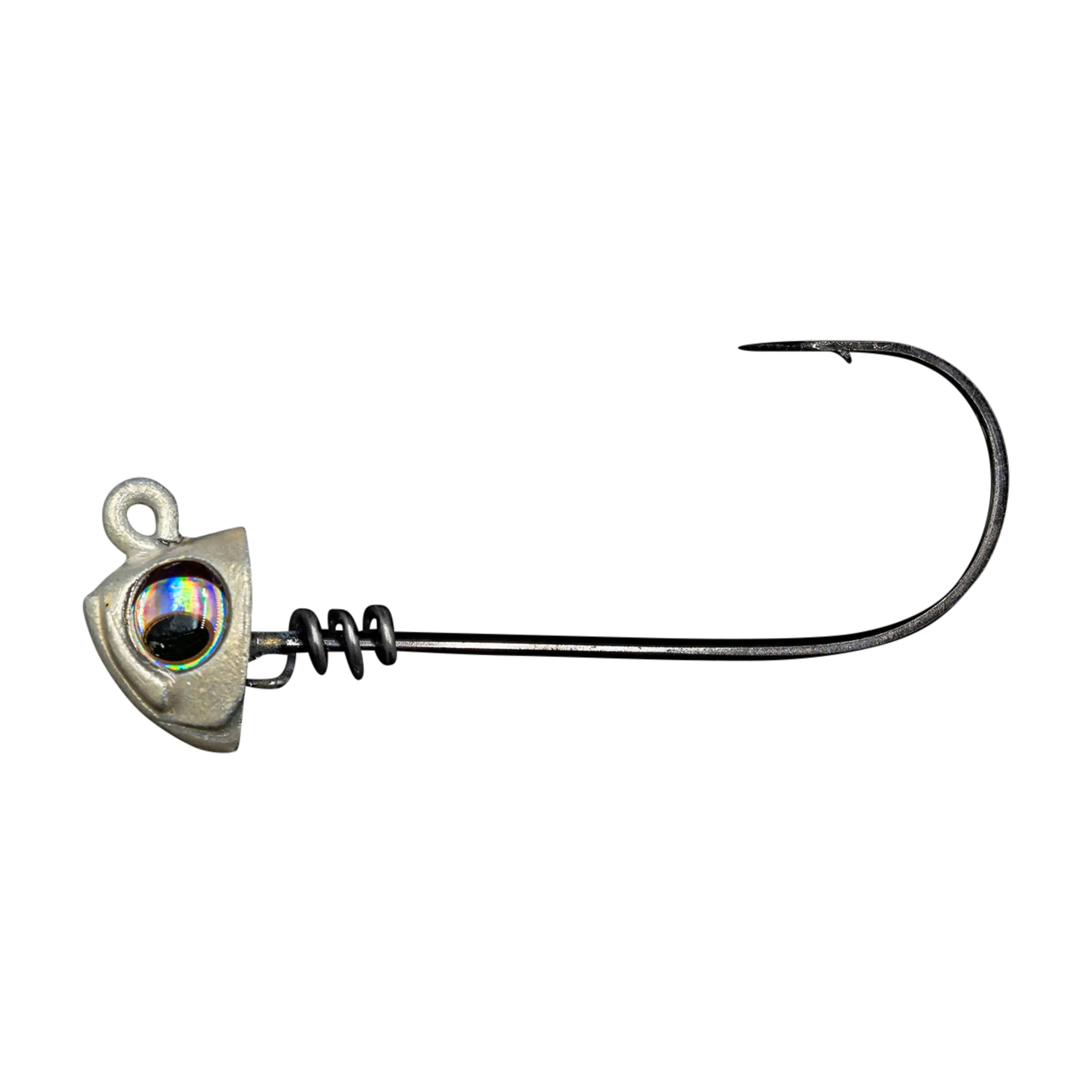 NLBN 8" Screw Lock Jig Heads – Heavy-Duty 9/0 Mustad Hooks (2 Pack)