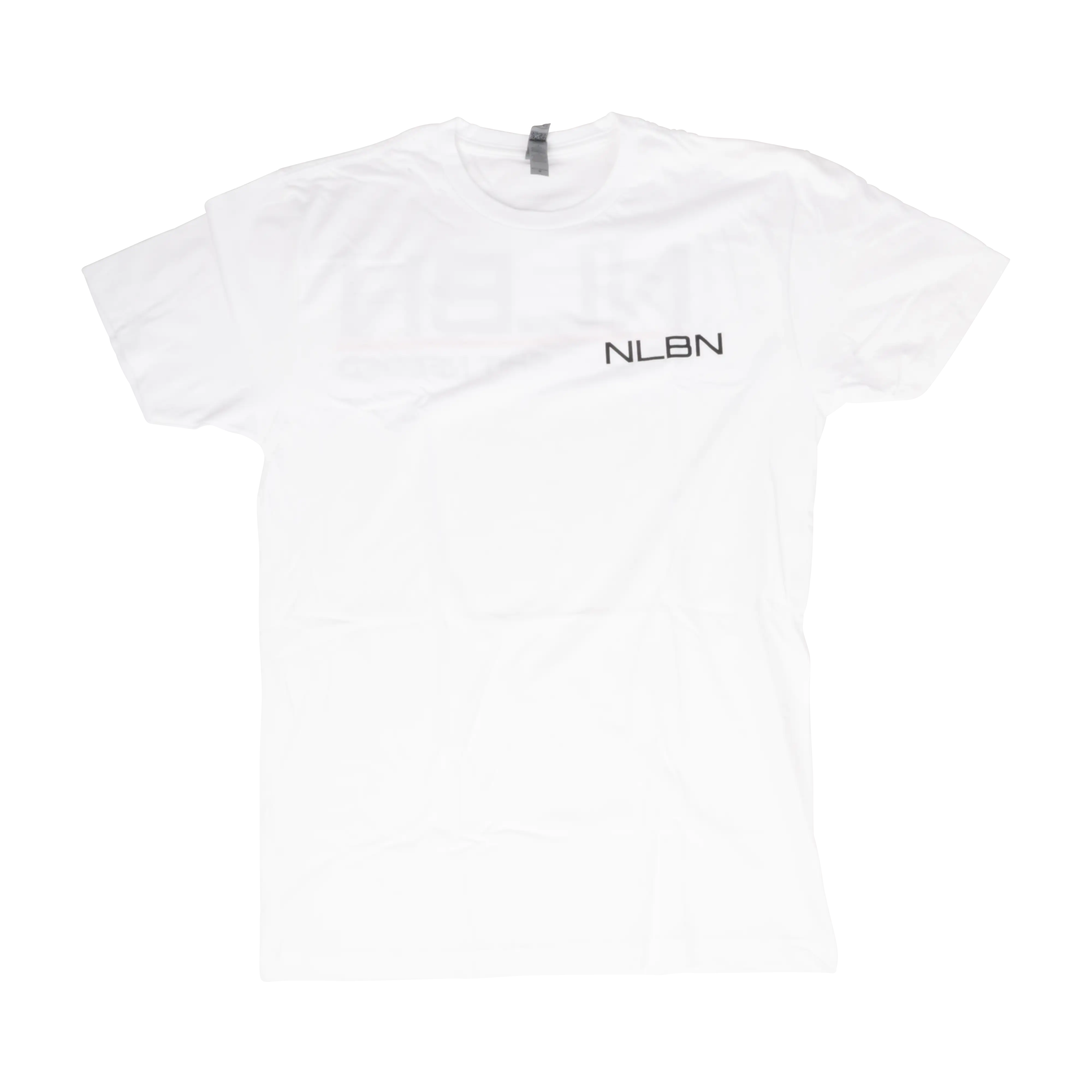 NLBN Red Lockup Cotton Short Sleeve T-Shirt - White front