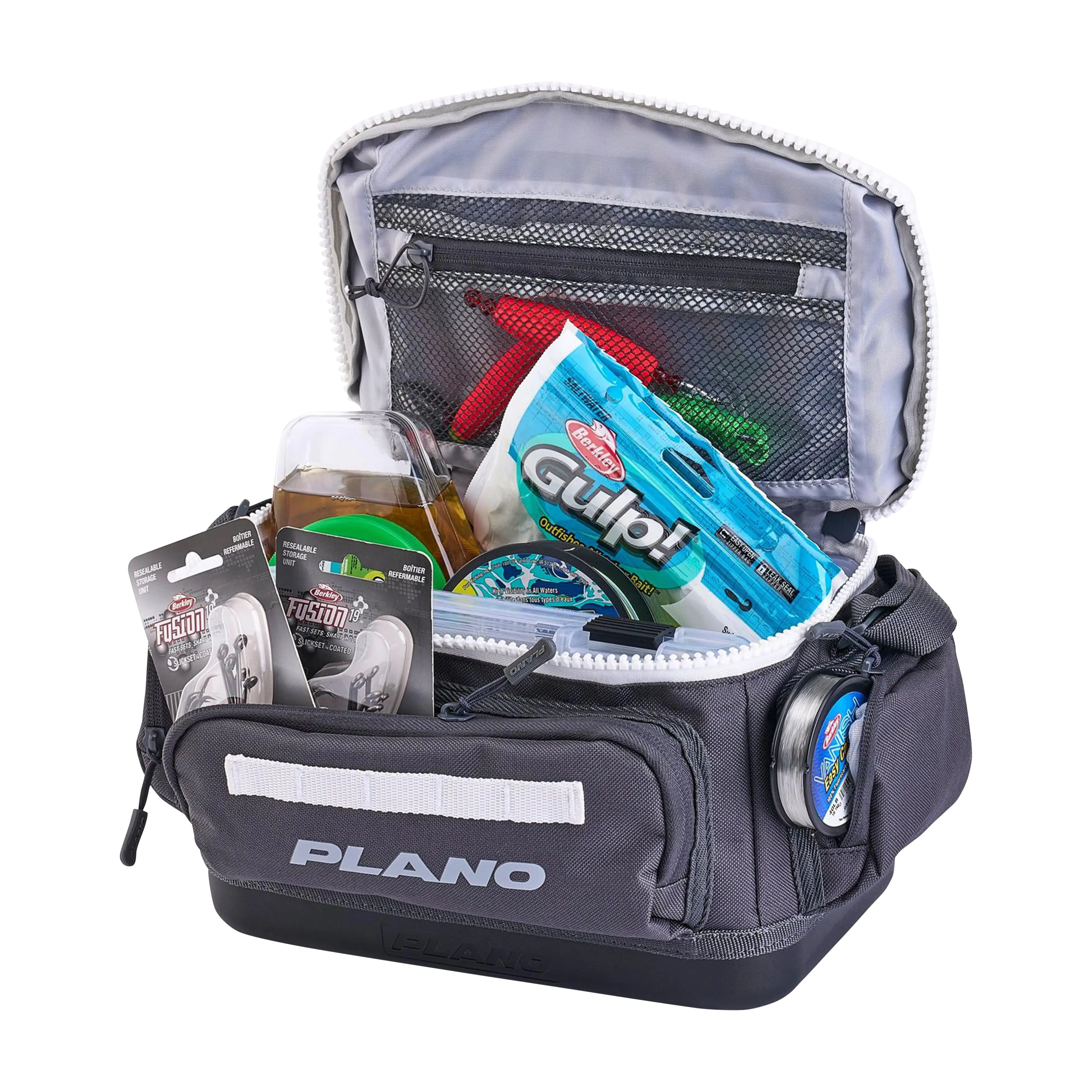 Plano 3500 Weekend Tackle Bag Slate with Tackle