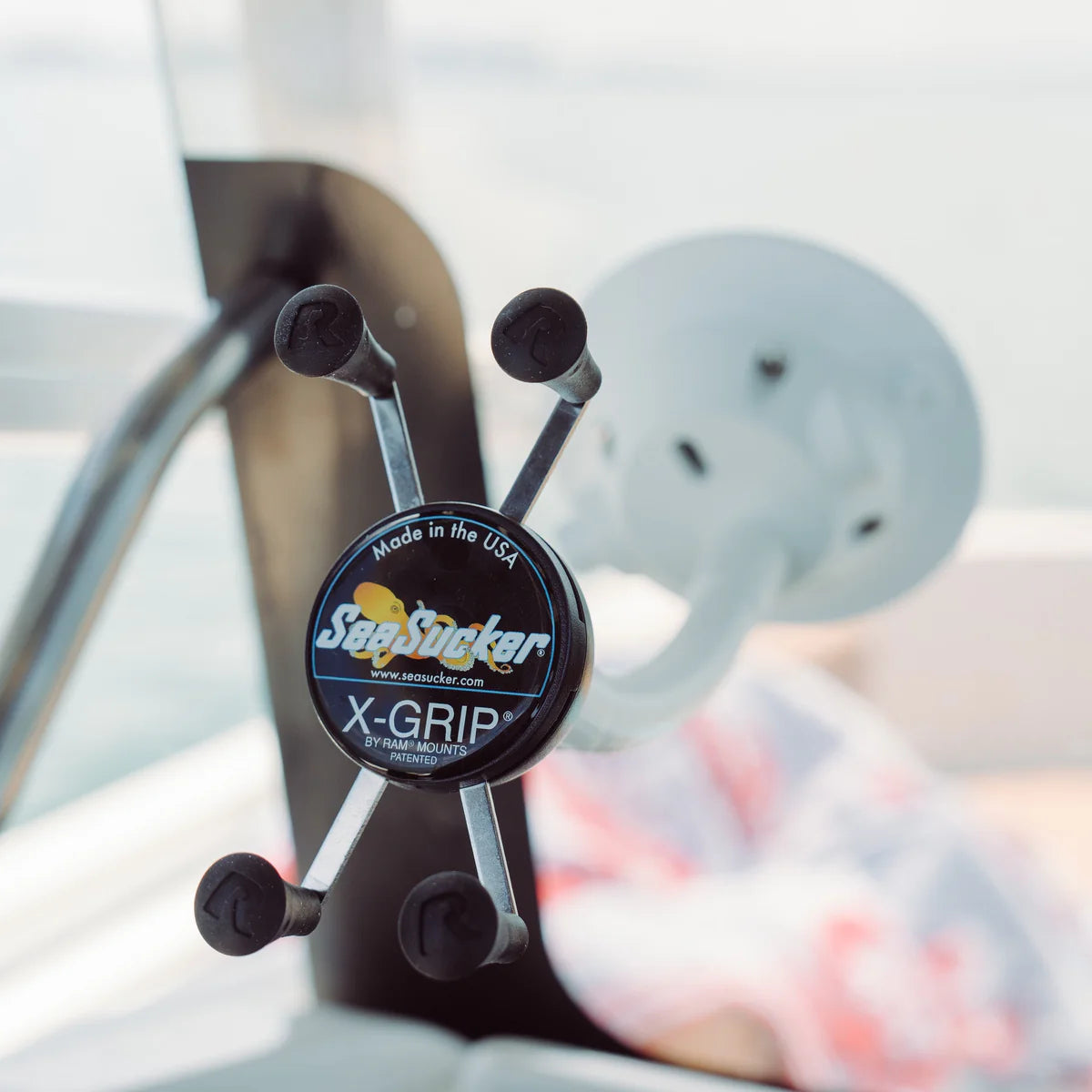 SeaSucker Flex-X Phone Mount - White Boat
