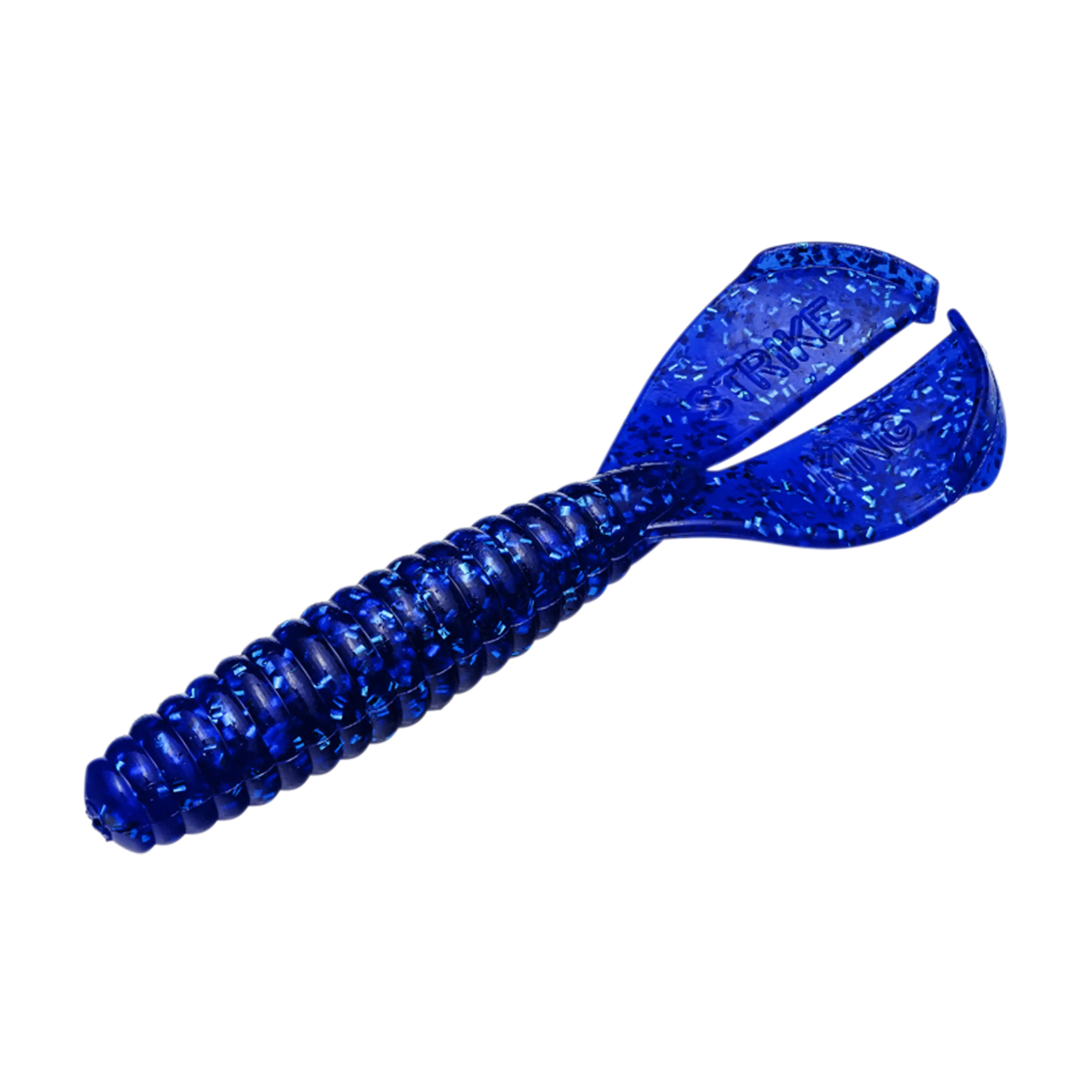 Strike King Rage Menace Grub 8 pack blue saphire