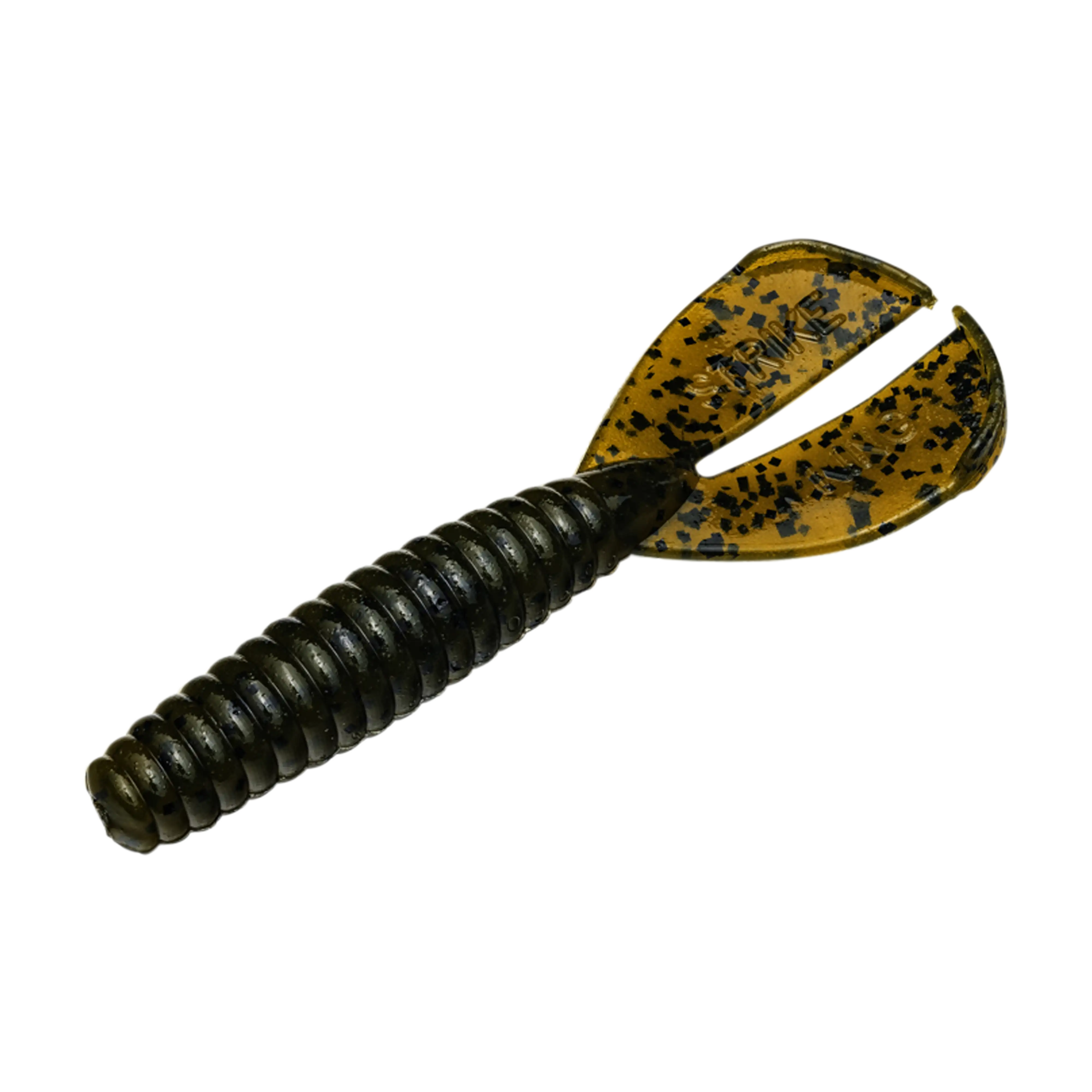 Strike King Rage Menace Grub 8 pack green pumpkin