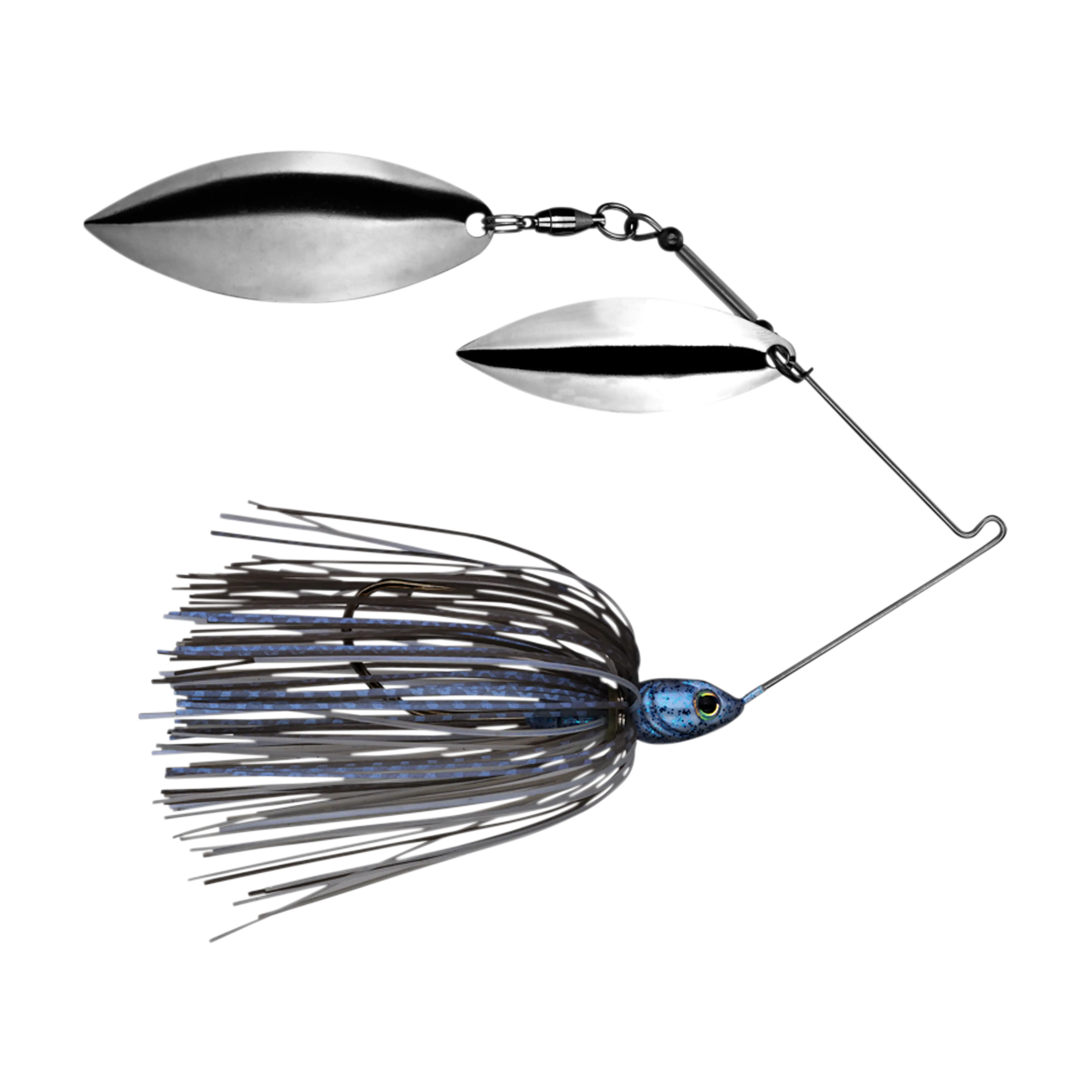 Strike King Tour Grade Spinnerbait blue glimmer black flake