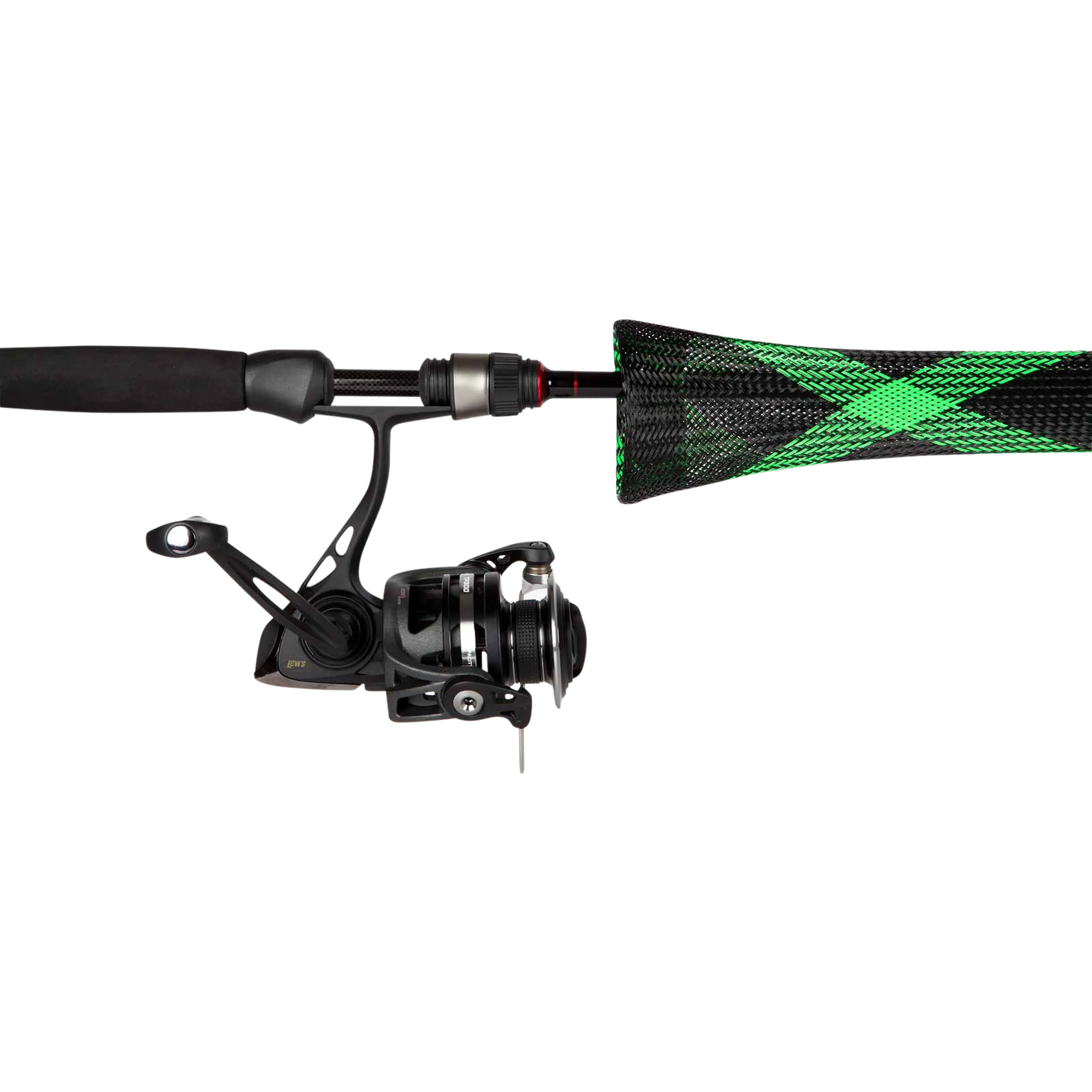 The Rod Glove standard spinning rod glove Green Spyder