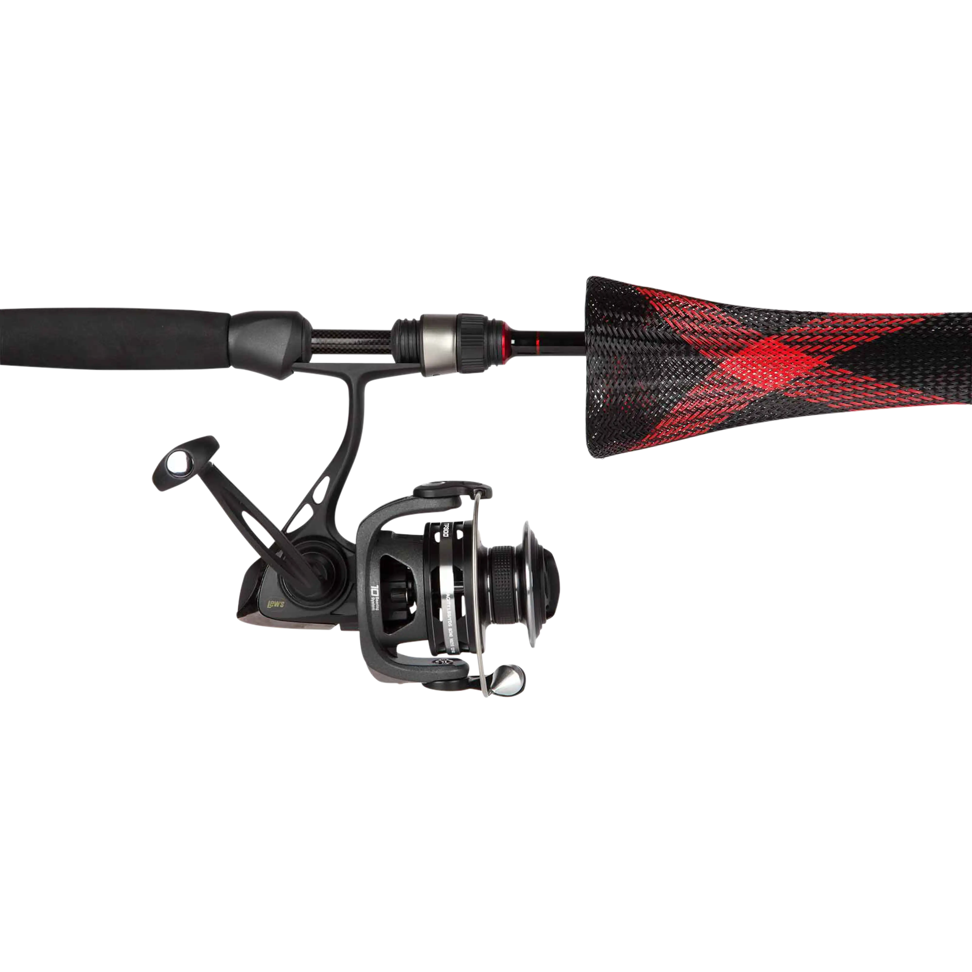 The Rod Glove standard spinning rod glove red spyder