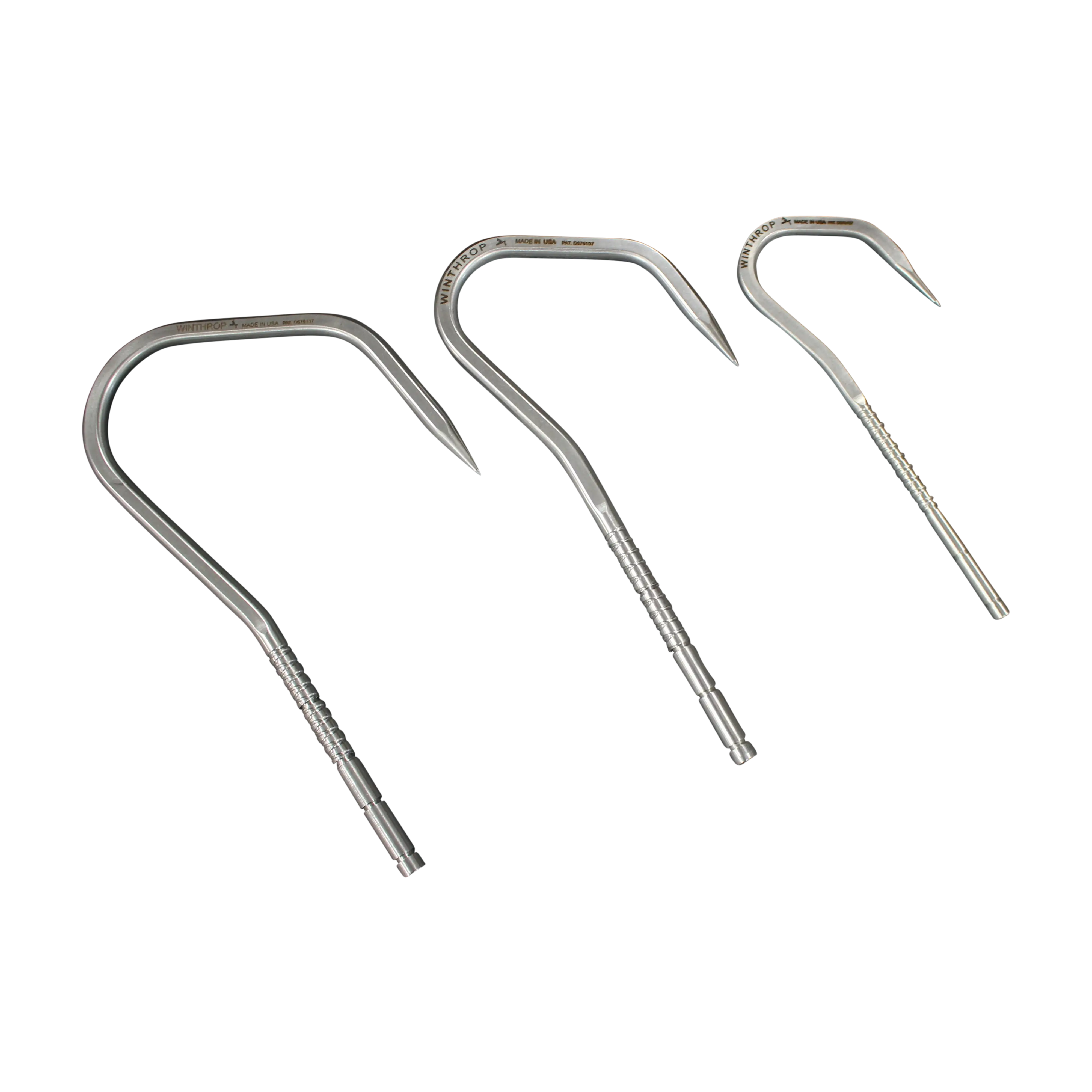 Winthrop Tackle Gaff Hooks – 2”, 3”, and 4” Sizes