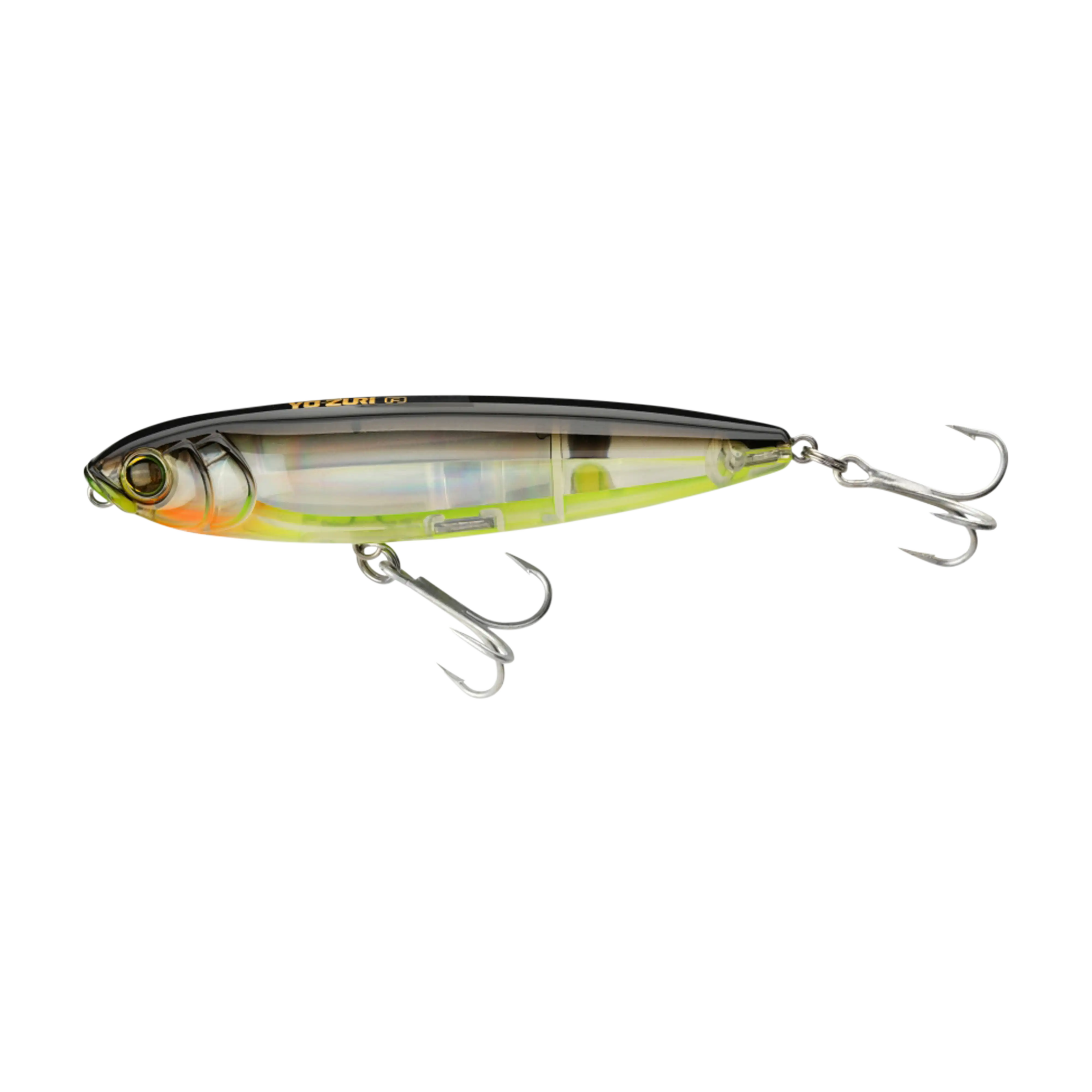 Yo-Zuri 3D Inshore Topknock Pencil Black Silver Chartreuse