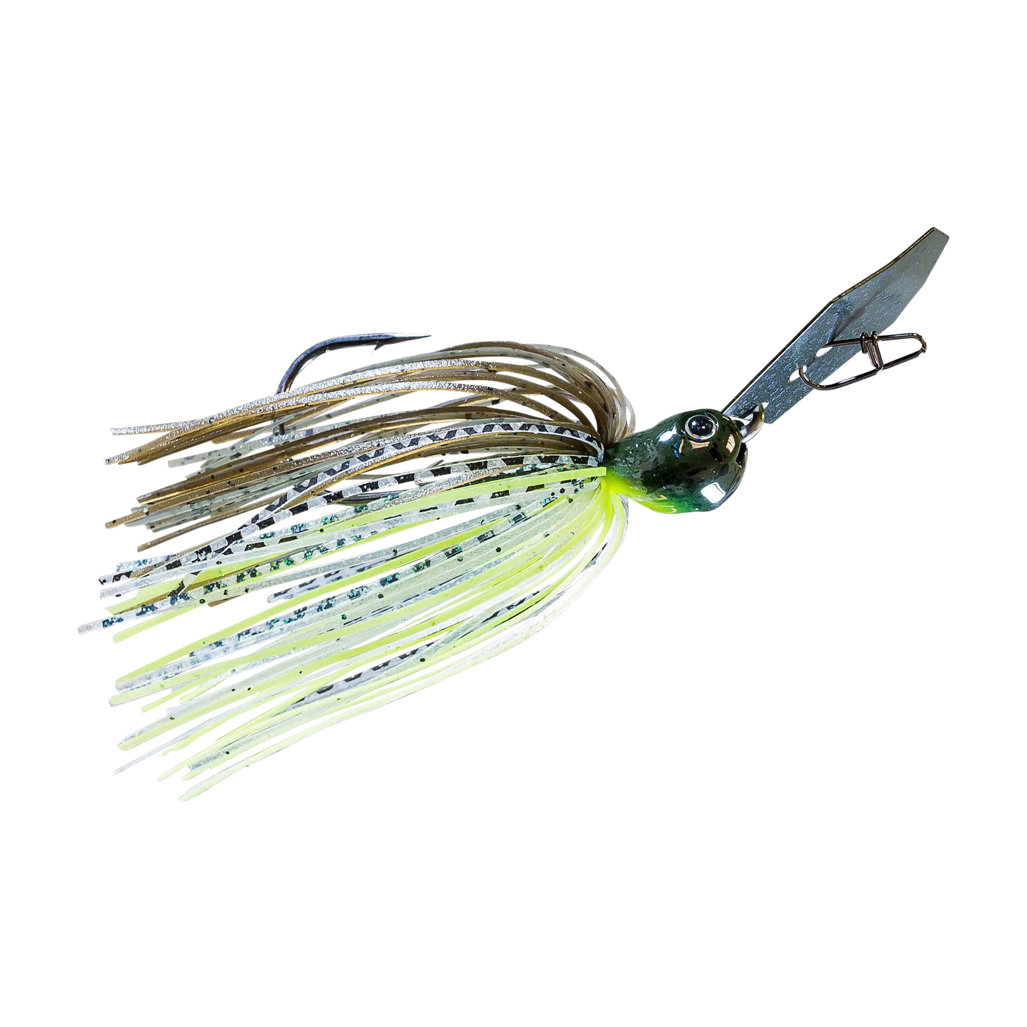 bass chatter bait lure Z Man Chatterbait Jack Hammer Green Pumpkin Shad / 1/2oz