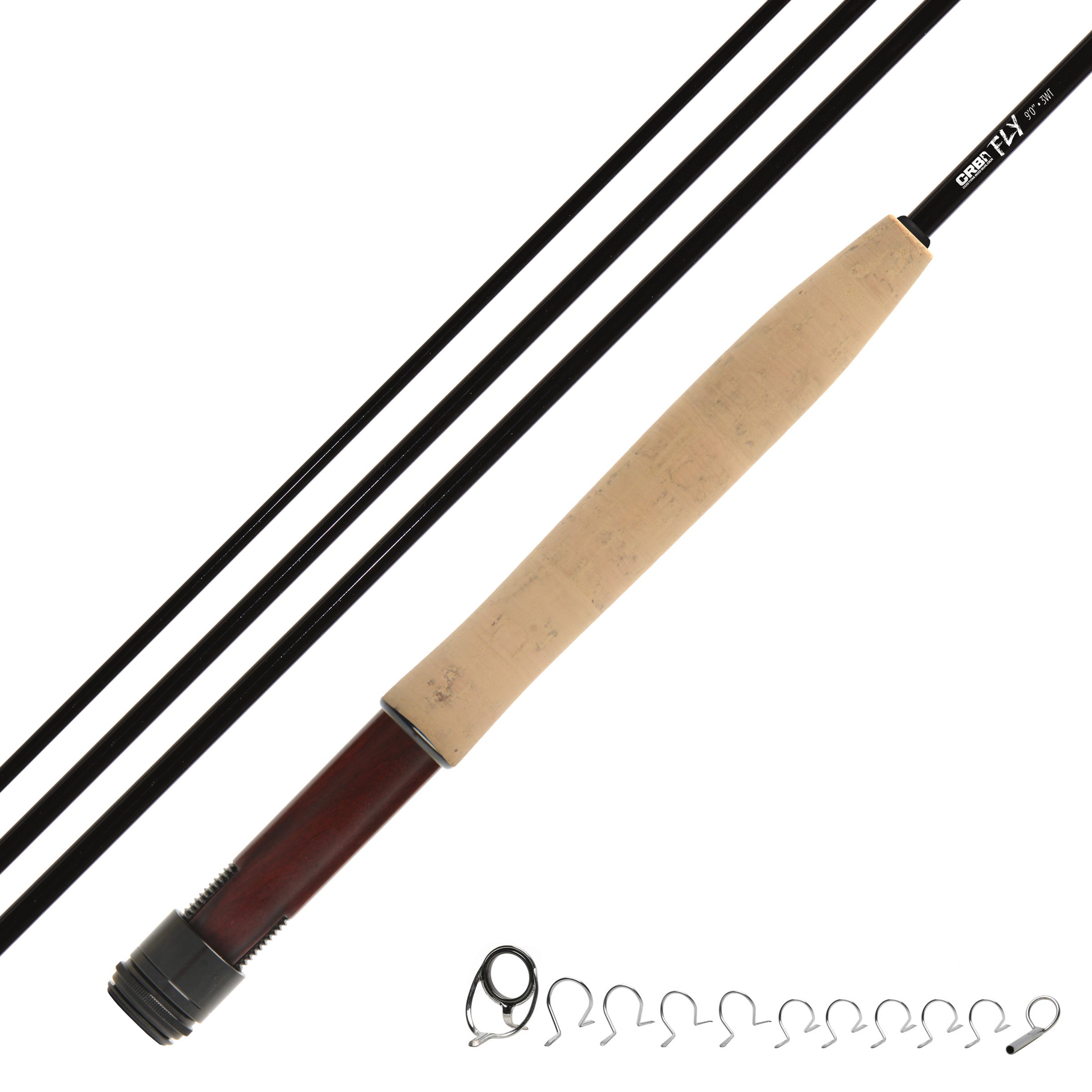 Miniature Fly Fishing Rod for Dollhouses [TEH 313]