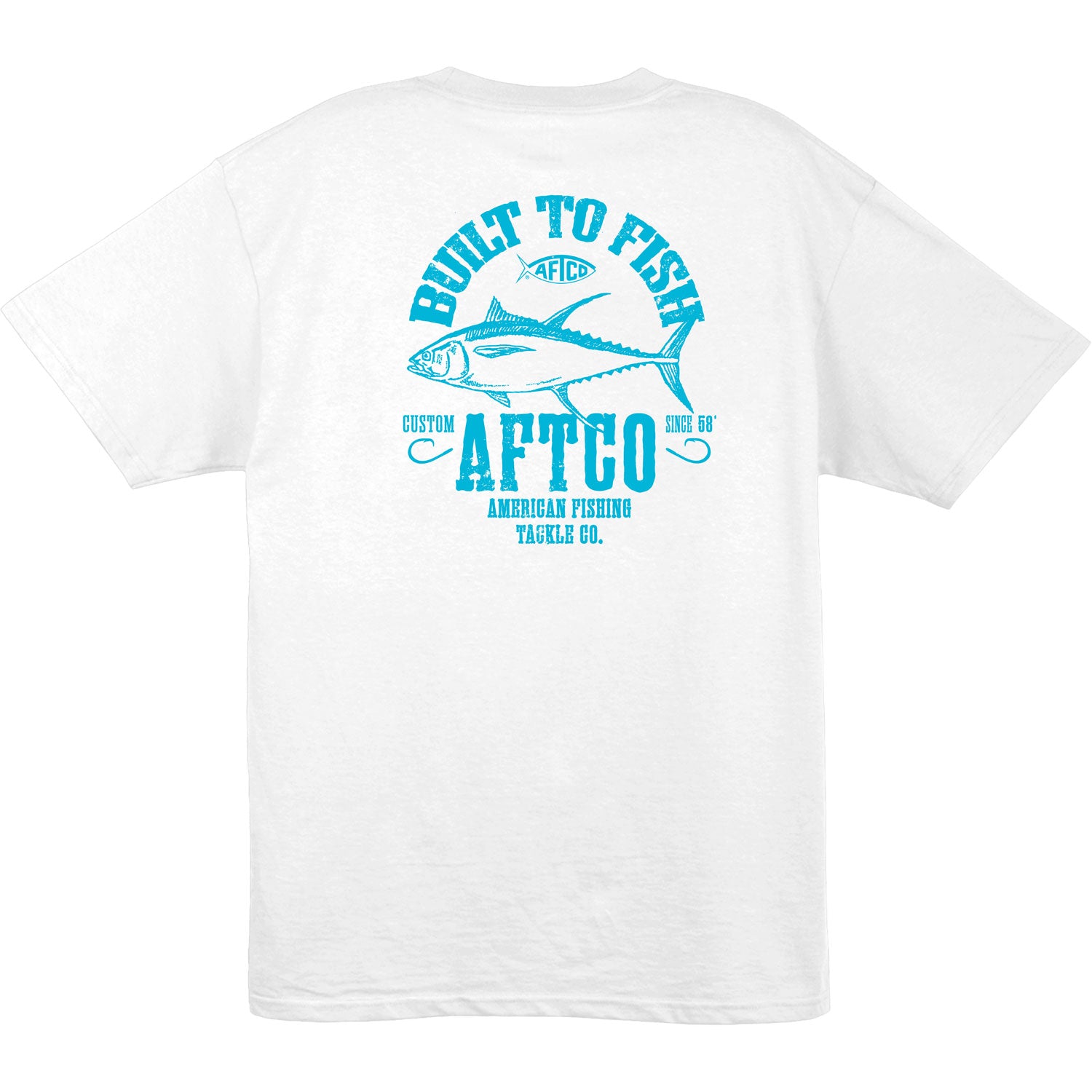 AFTCO Men's Built to Fish SS T-Shirt