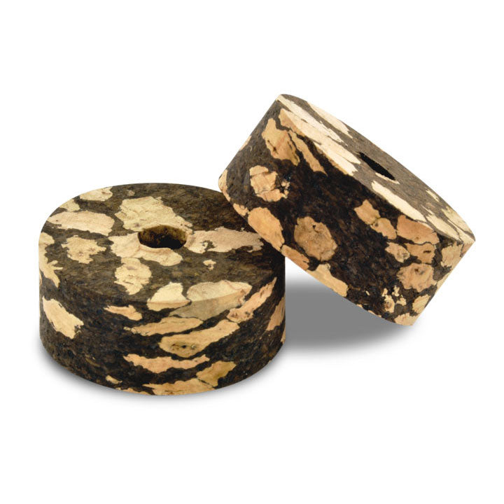 thumbnail image 2 of 12 Dark Smokey Burl Cork Rings For Rod Building – 1 1/4” X 1/2” (1/4” Hole) 2 of 5