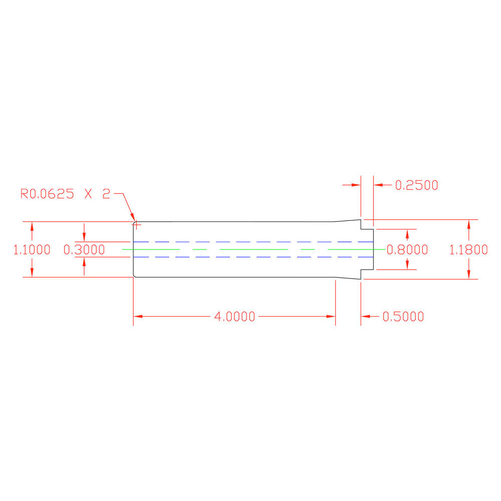 American Tackle 5" Center Pin Rear Grip – Super Grade Cork