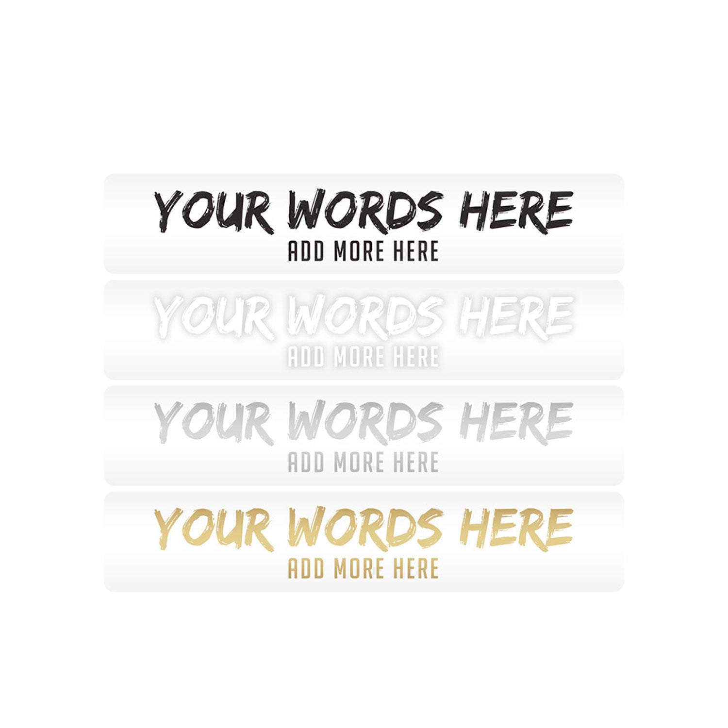 Mud Hole Customizable Designer Rod Decals - Brush