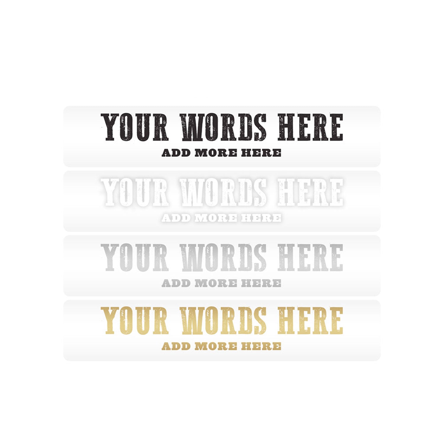 Mud Hole Customizable Designer Rod Decals - Old West