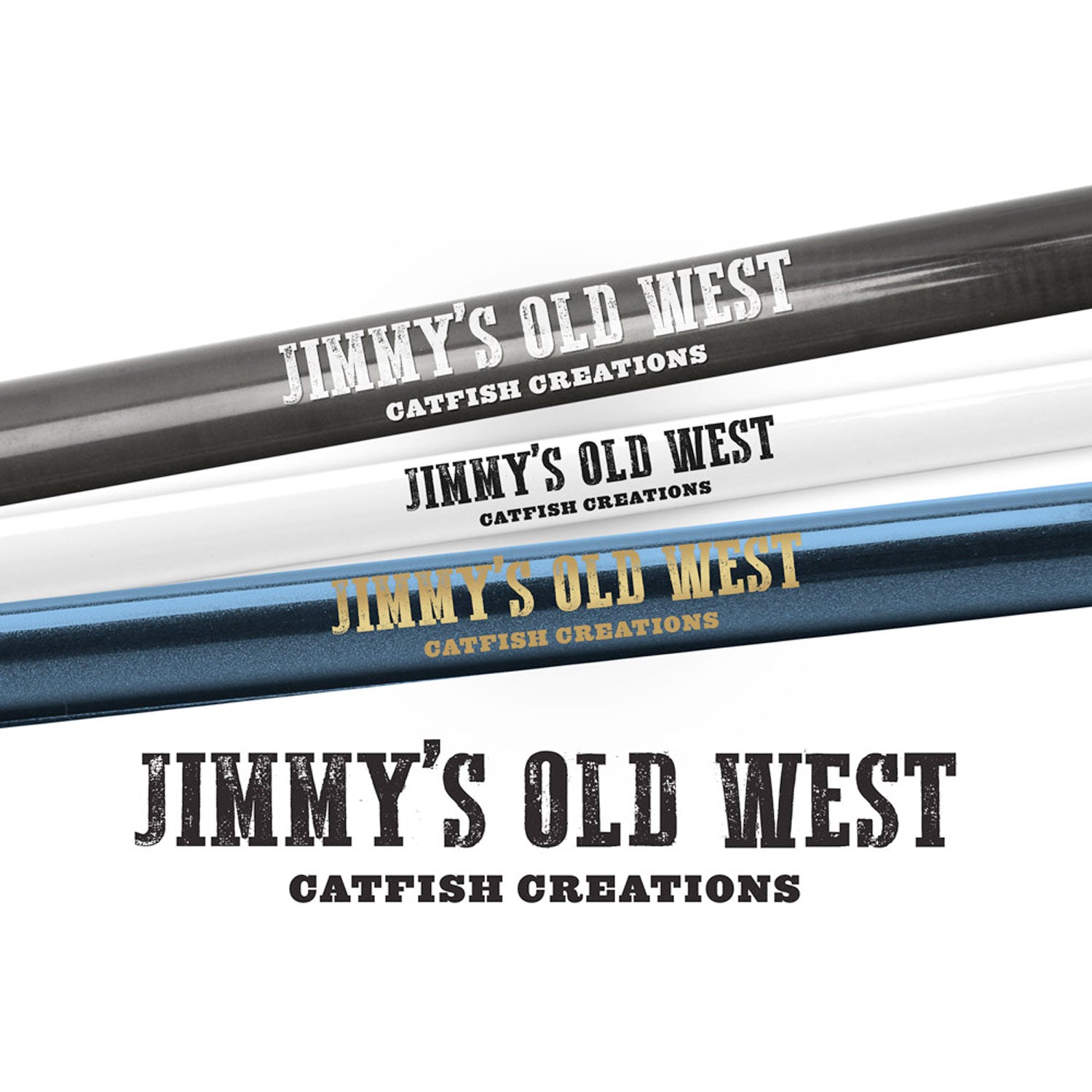 Mud Hole Customizable Designer Rod Decals - Old West