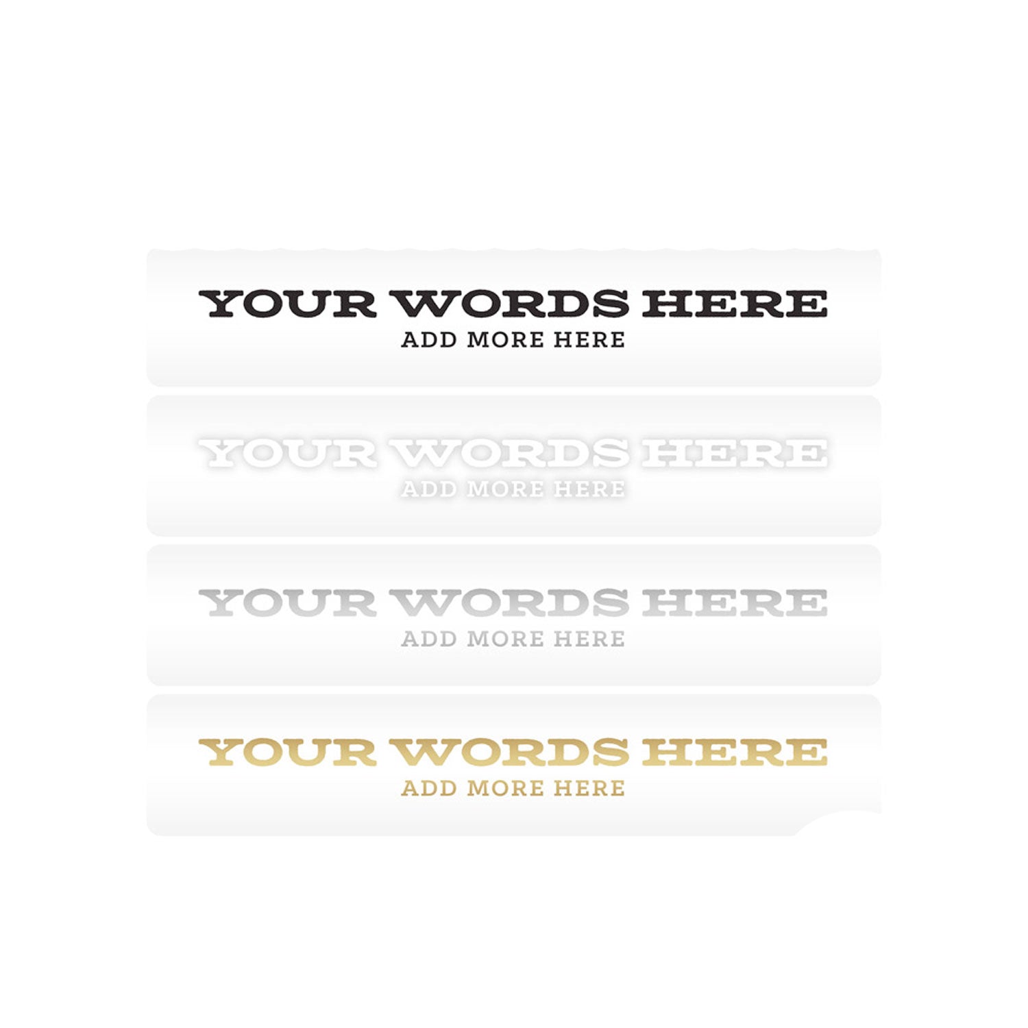 Mud Hole Customizable Designer Rod Decals - Vintage