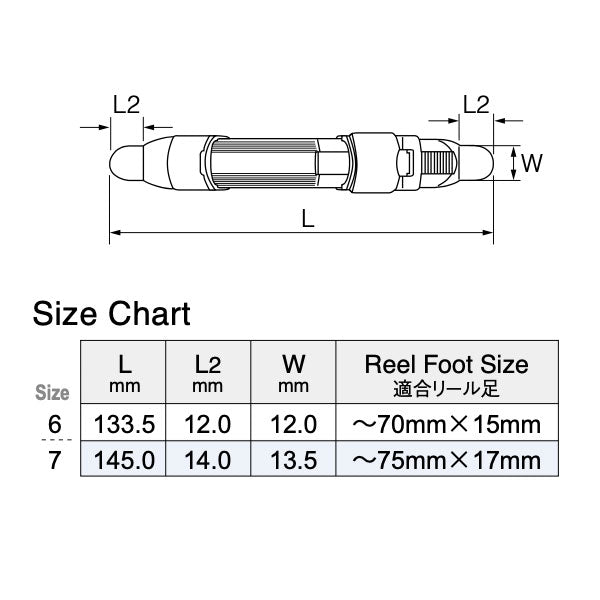 Fuji NS Plate Type Reel Seat
