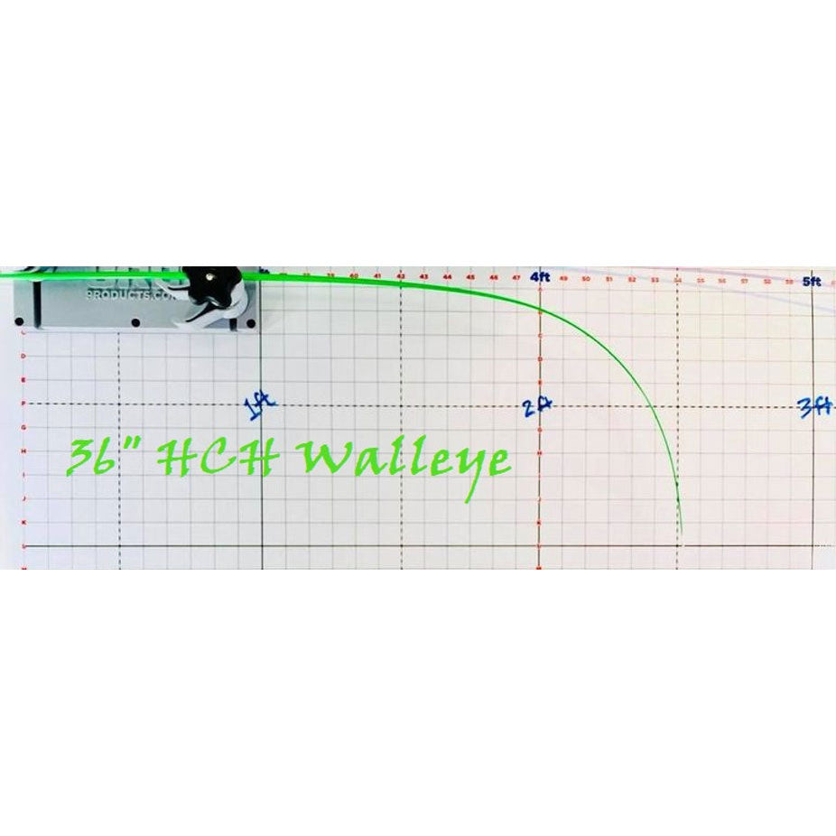 V-Line 36" High Class Hooker Walleye Ice Rod Blank