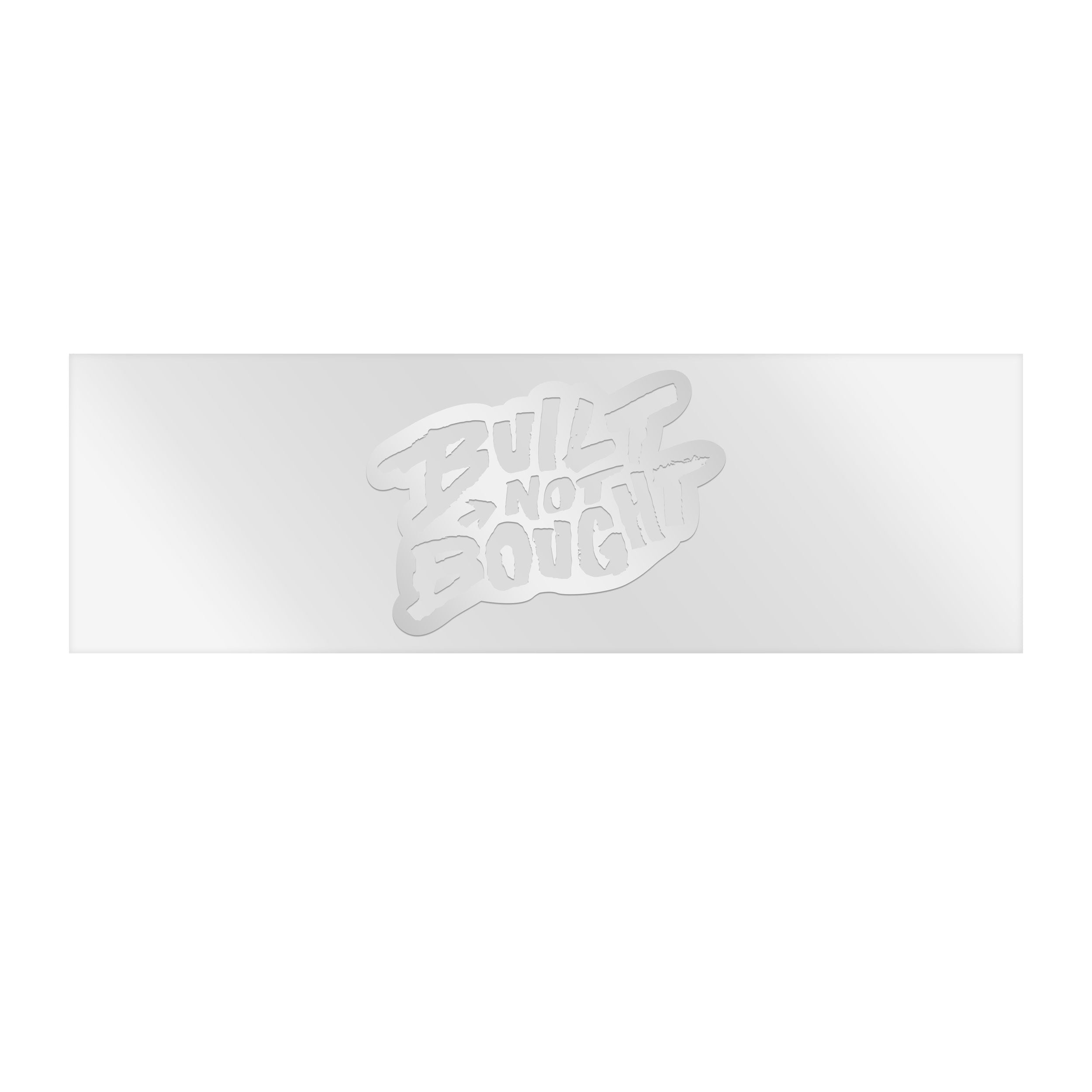 "Built Not Bought" Monochrome Rod Decals