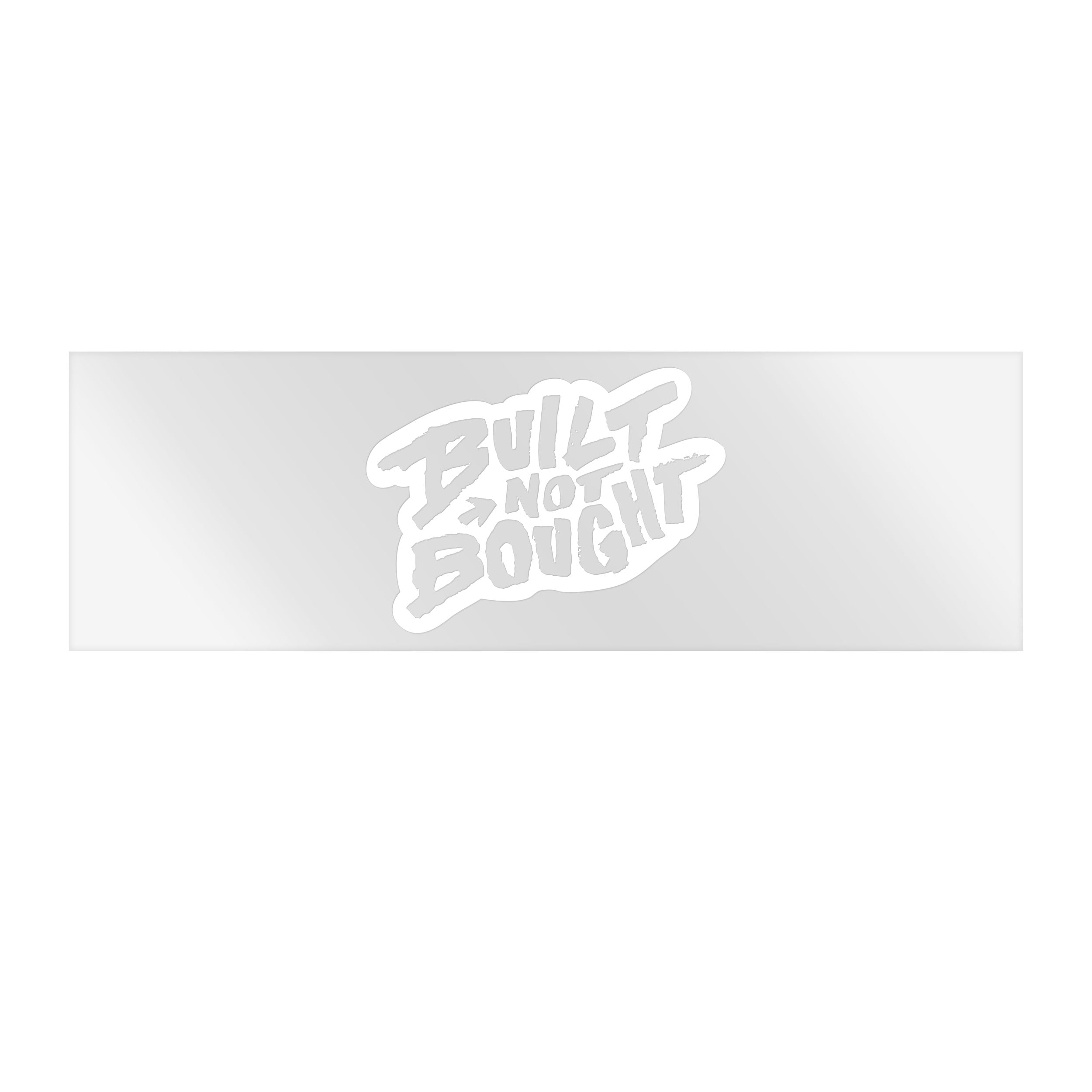 "Built Not Bought" Monochrome Rod Decals