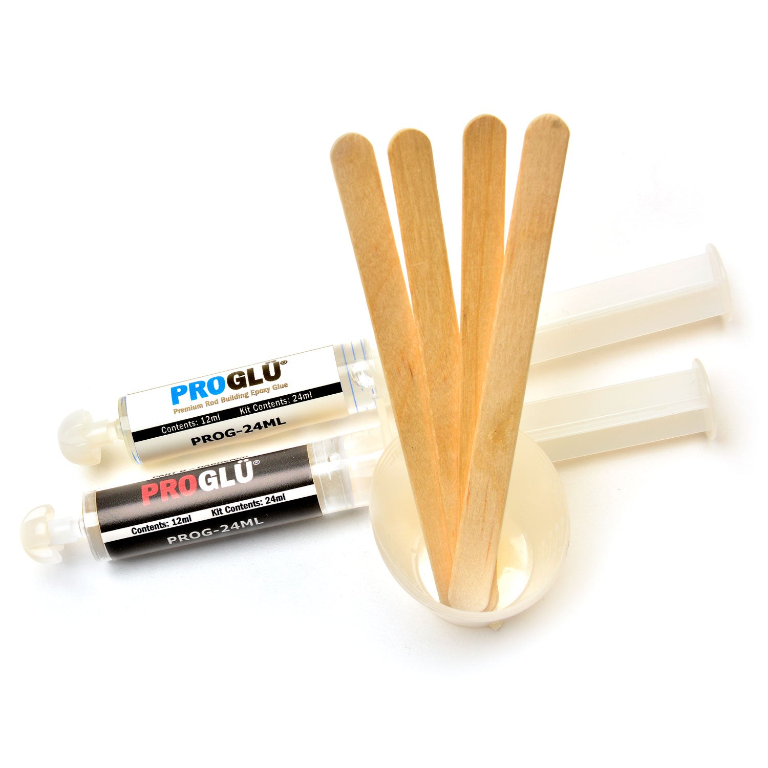 ProGlu Premium Rod Building Epoxy Glue 24ml Pre-Loaded Syringe Kit