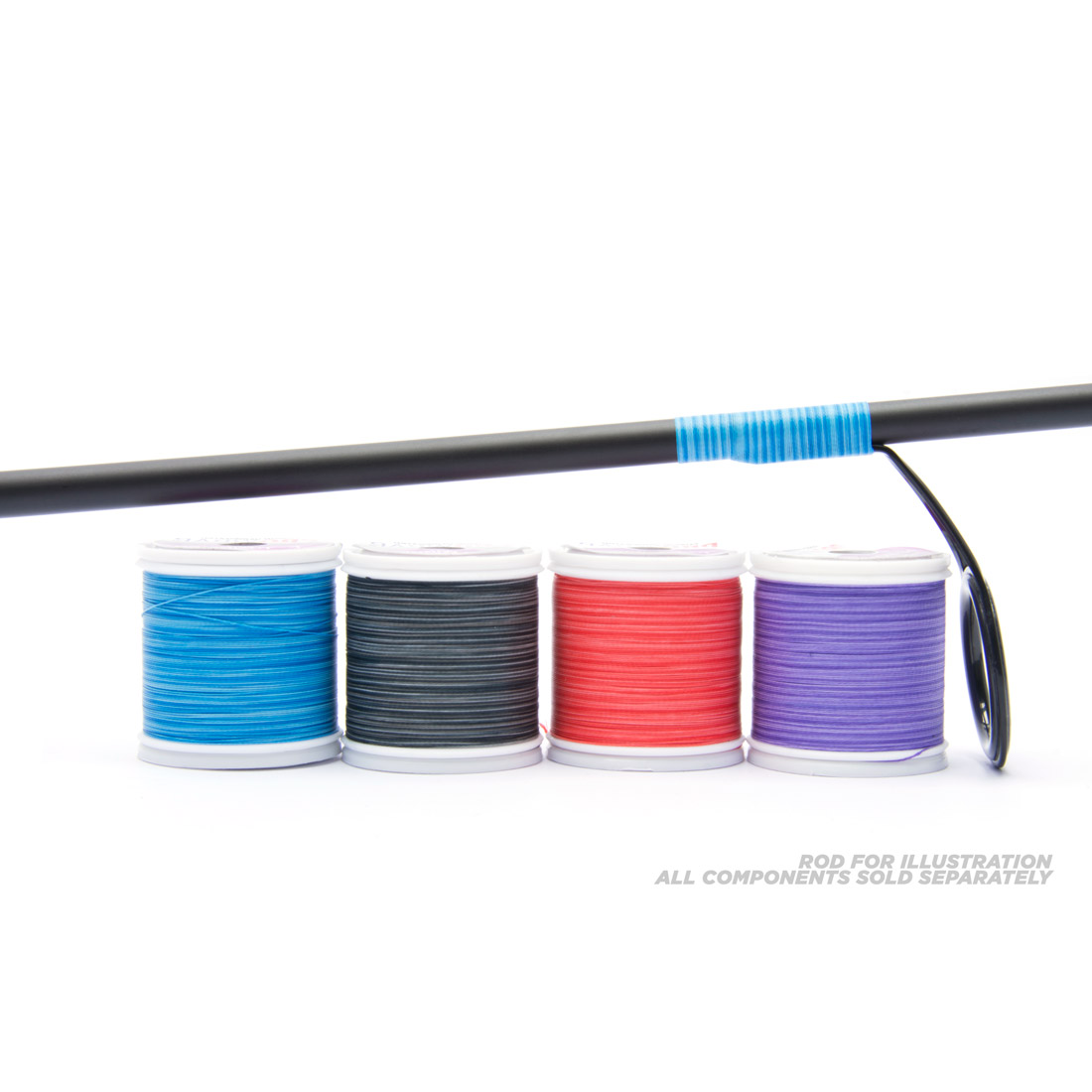 ProWrap Fusion Variegated Rod Winding Thread – Size B (100 Yards)