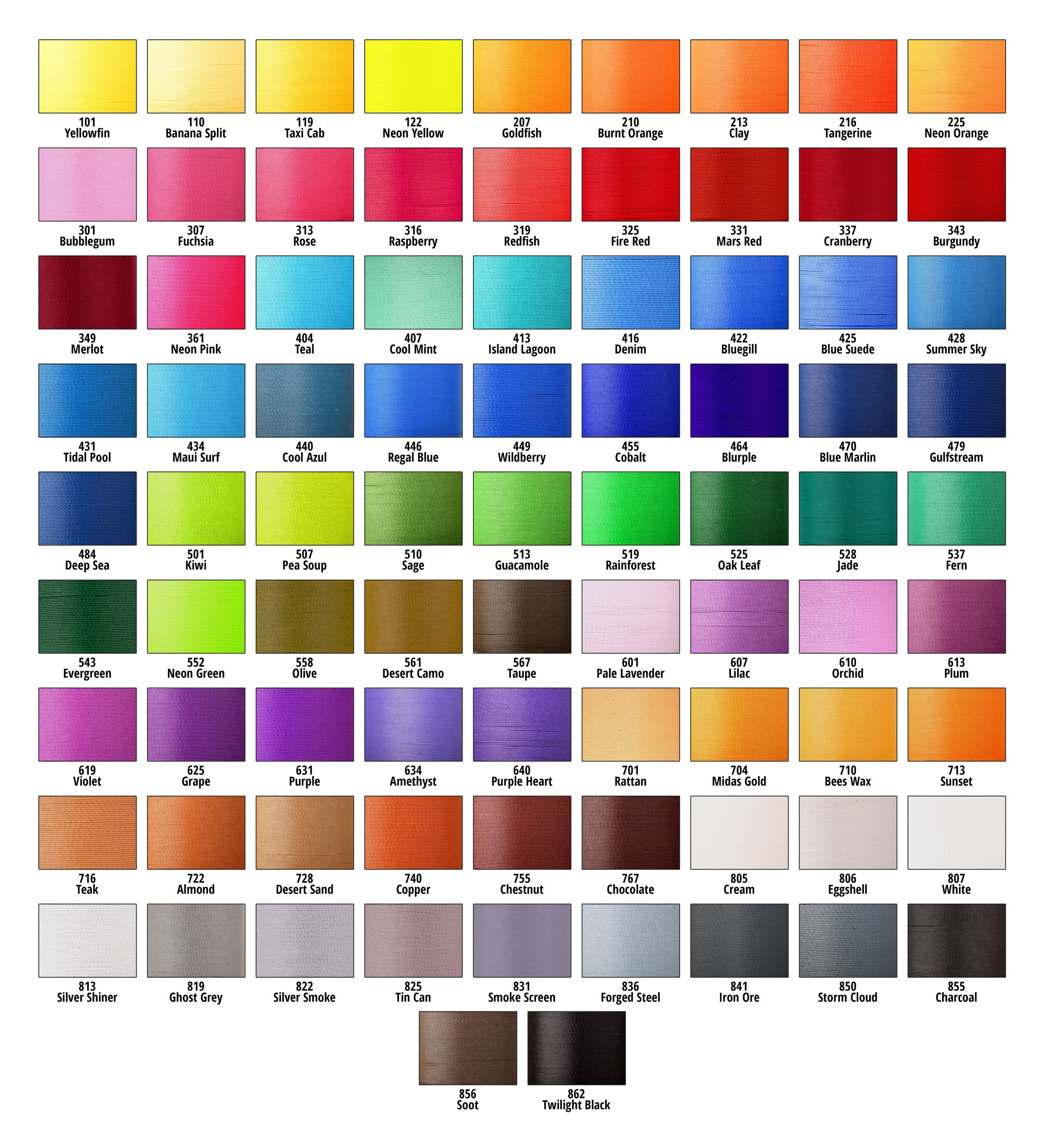 ProWrap ColorFast Rod Winding Thread - Size A (4 oz)