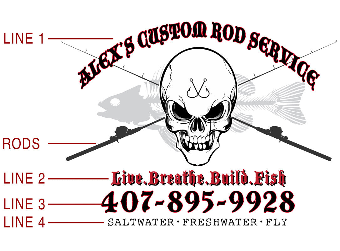 Custom T-Shirt: Skull with Crossing Rods