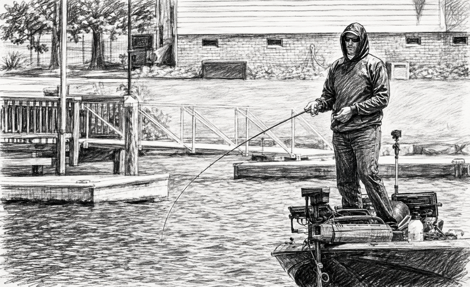 Dock Shakey Head: A Finesse Approach to Fishing Bass Around Docks