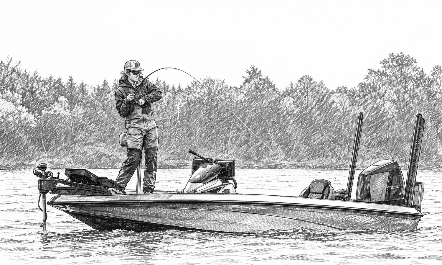 Deep Water Shakey Head: A Finesse Solution for Offshore Bass