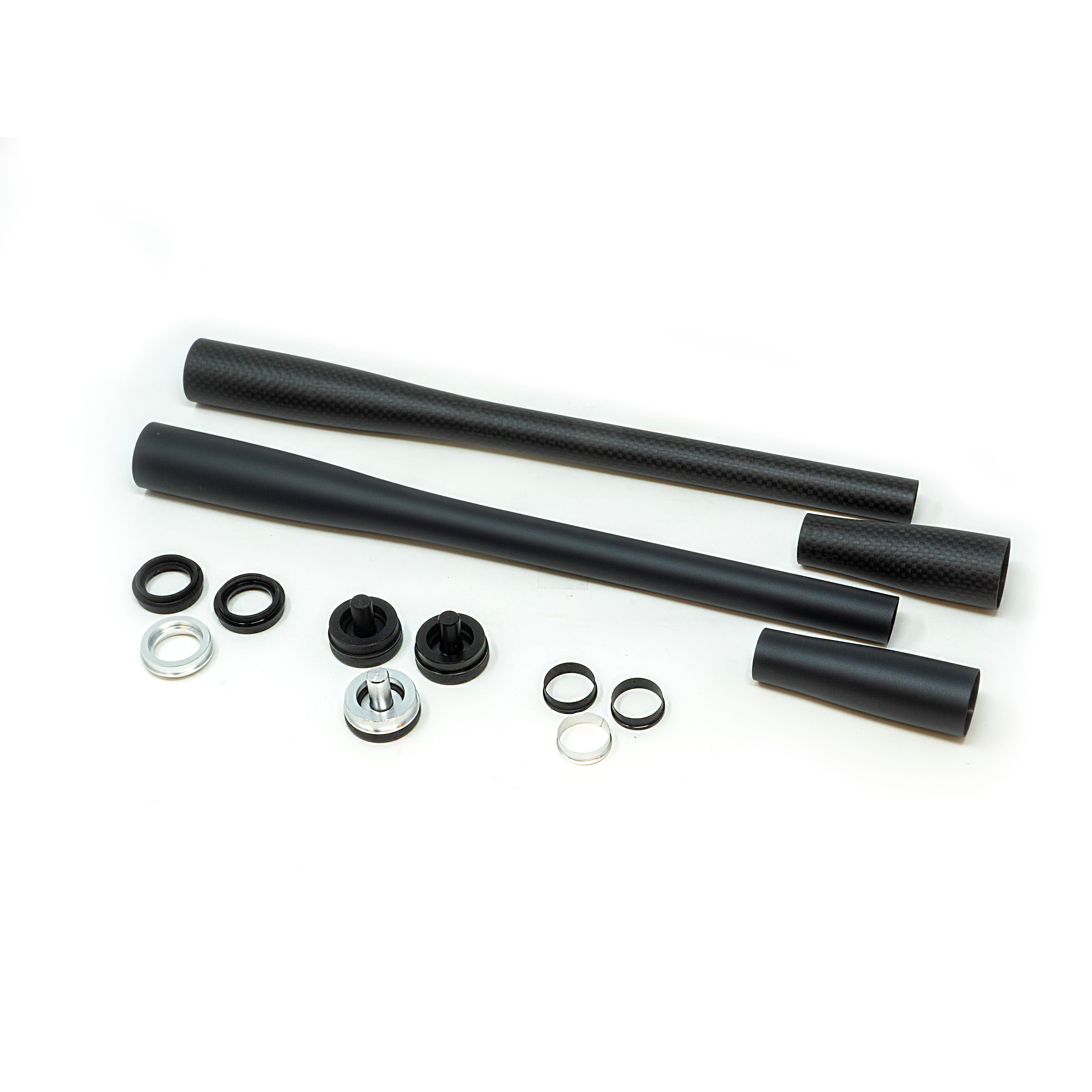 G2 8-15" Adjustable Full Length Carbon Handle Grip Kit for Casting Rods