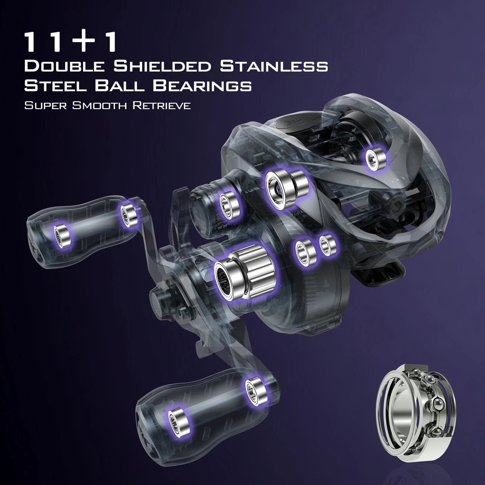 KastKing Mg12 Elite Magnesium Baitcasting Reel