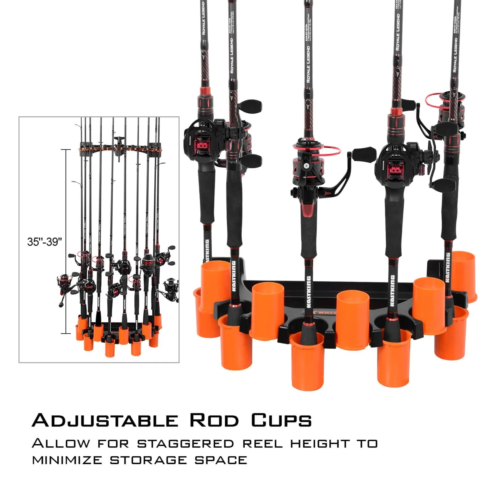 KastKing V10LS Spooling Station and Rod Rack