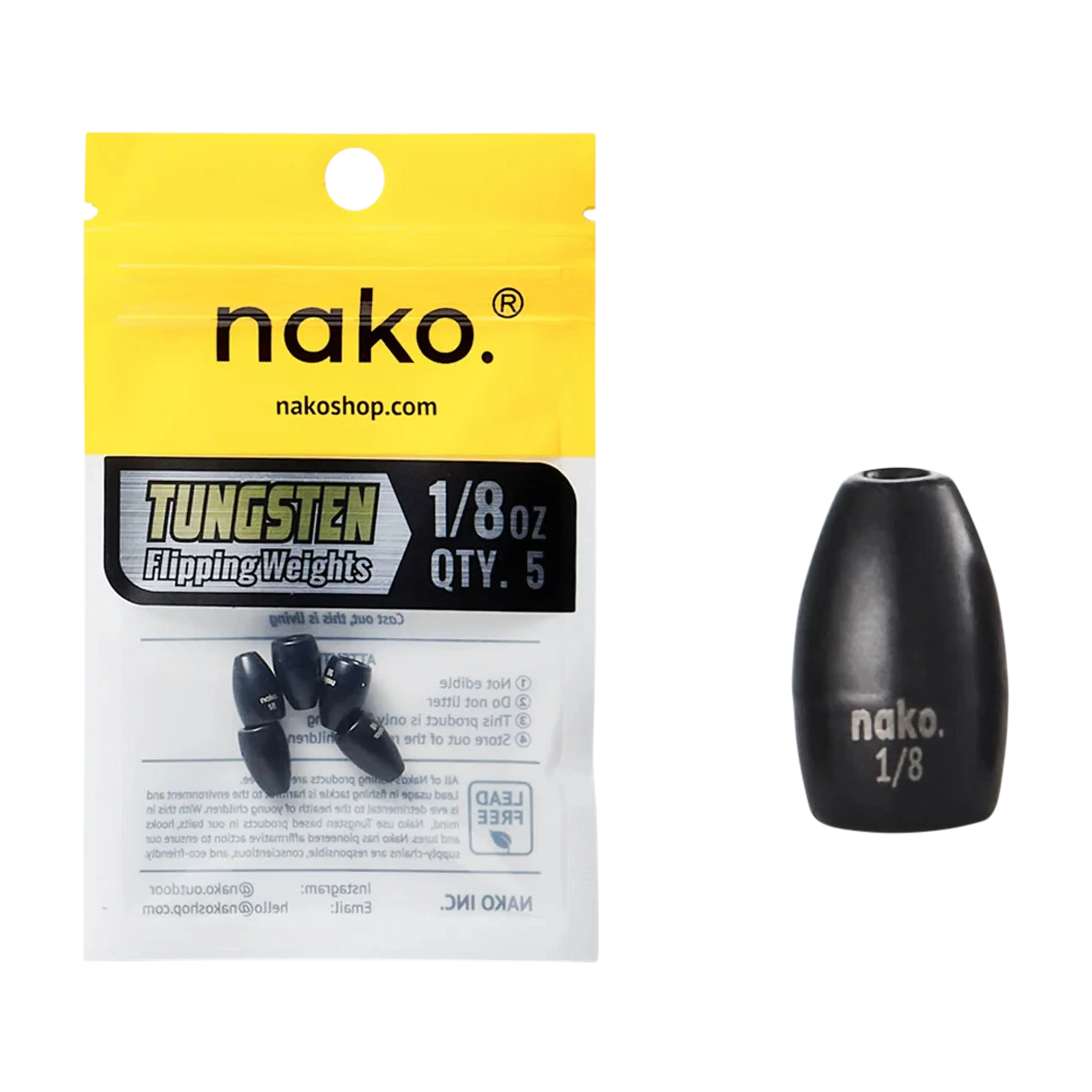 Nako Tungsten Flipping Weights