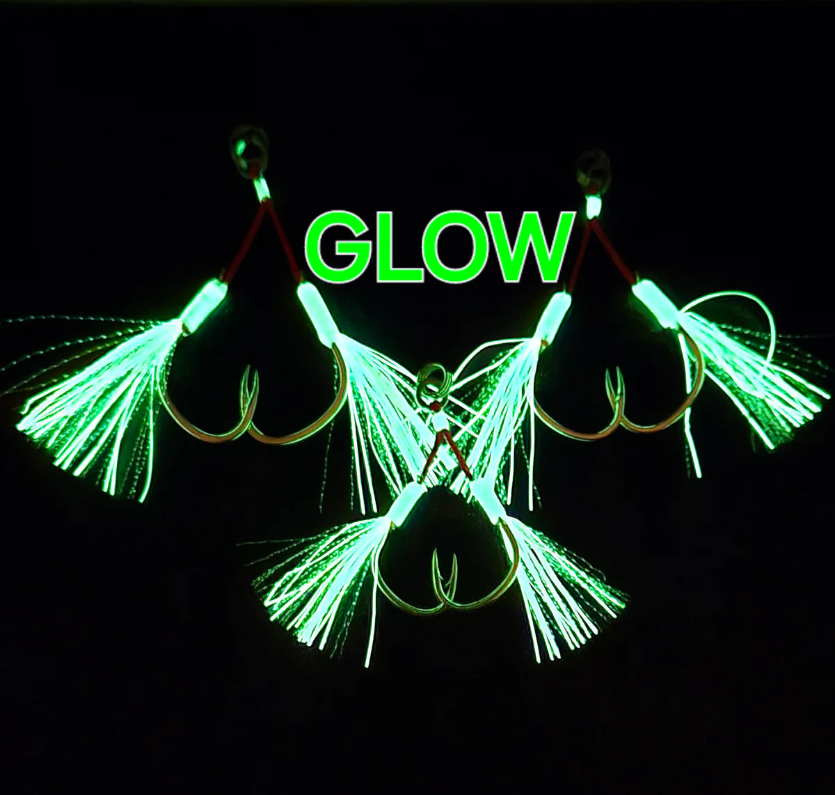 Johnny Jigs Pro Jigger Wire Core Twin Assist Hooks